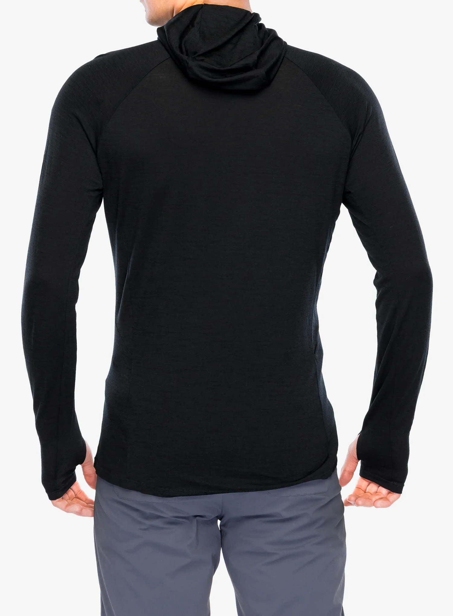 Džemperis su užtrauktuku Inov-8 Merino Hoodie HZ - black