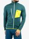 Džemperis su užtrauktuku Ortovox Fleece Grid Jacket - pacific green