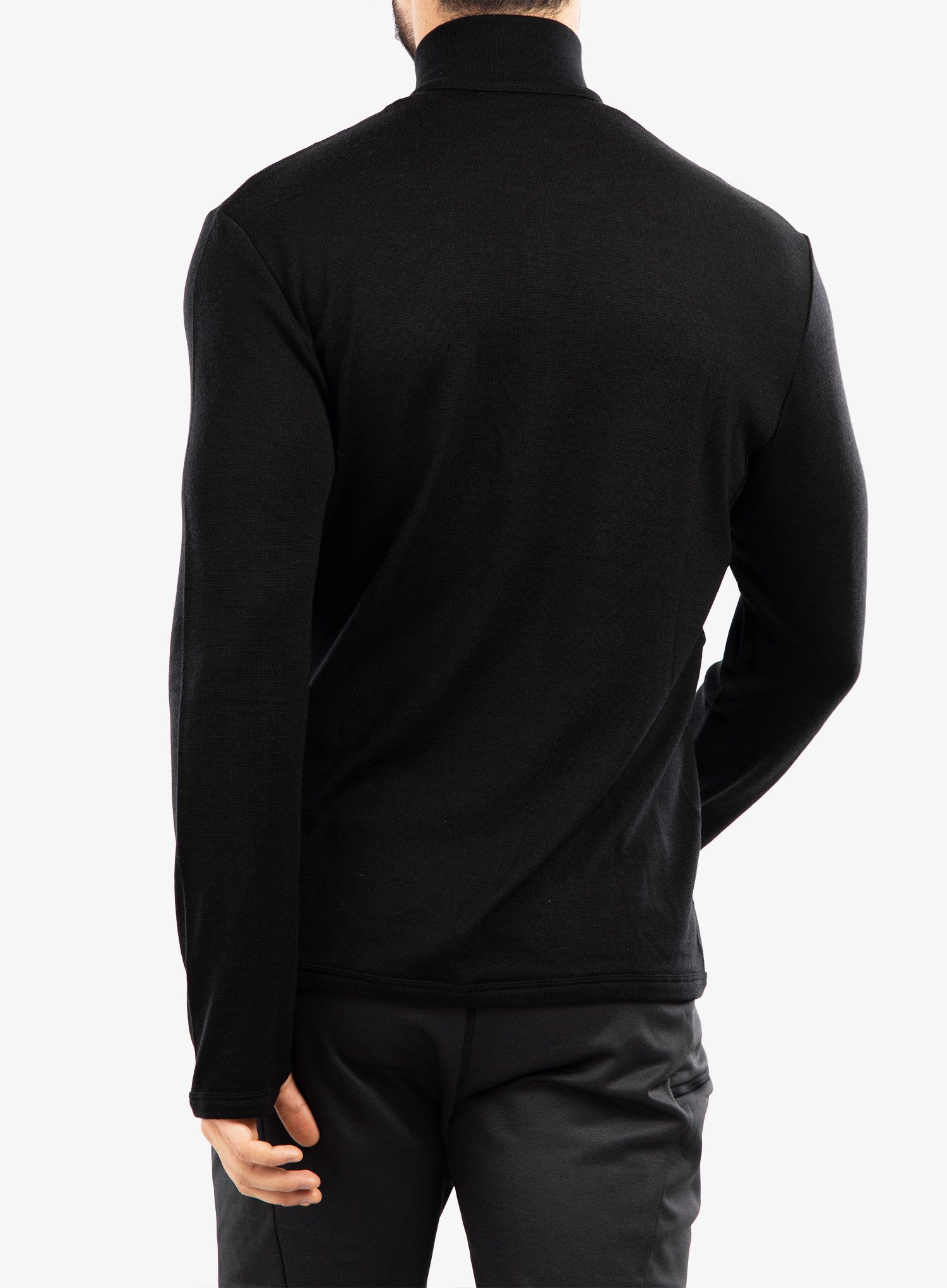 Džemperis su užtrauktuku Icebreaker Original LS Half Zip - black