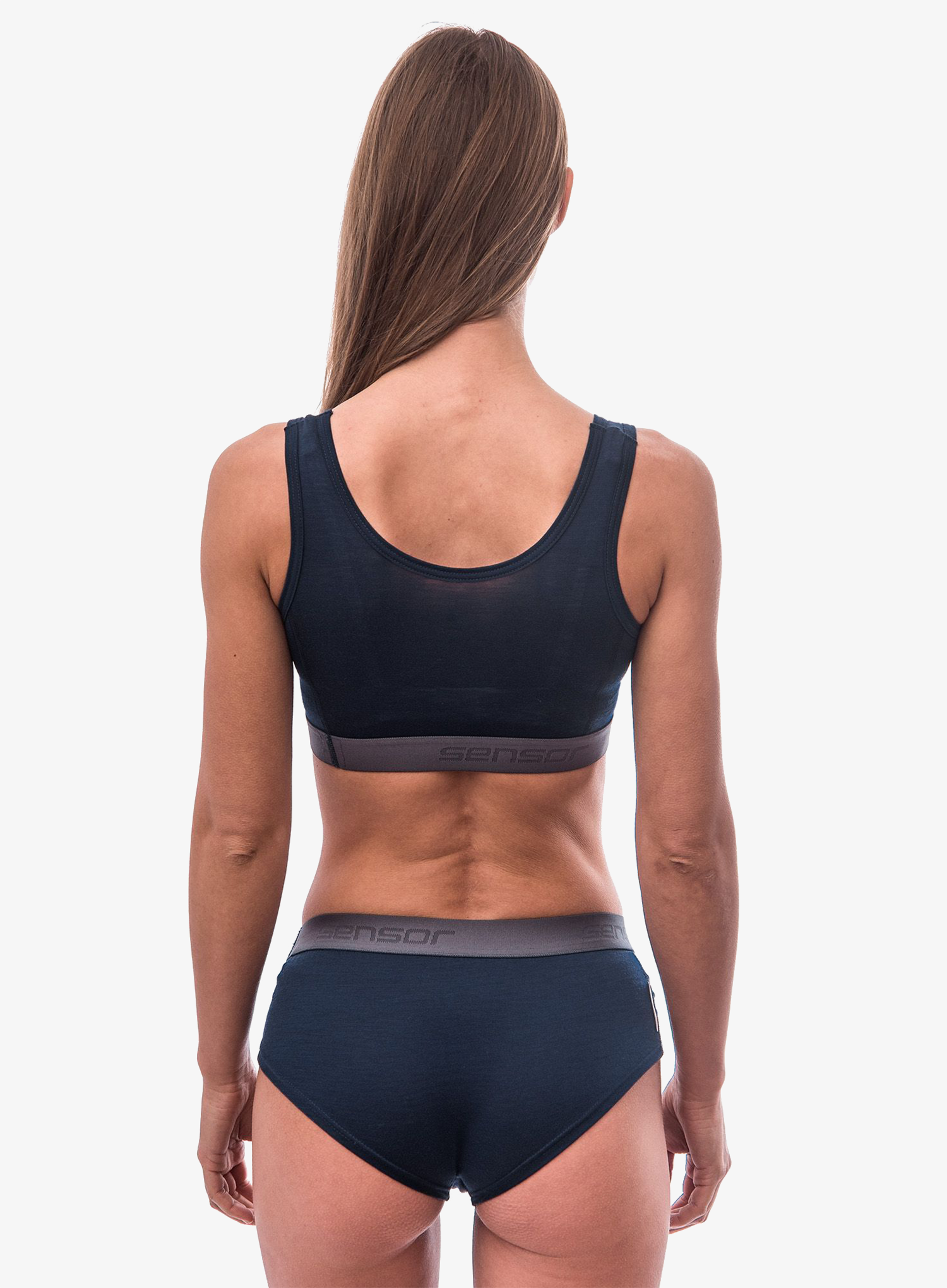 Moteriški termoaktyvūs šortukai Sensor Merino Active Panties Bodyshorts - deep blue