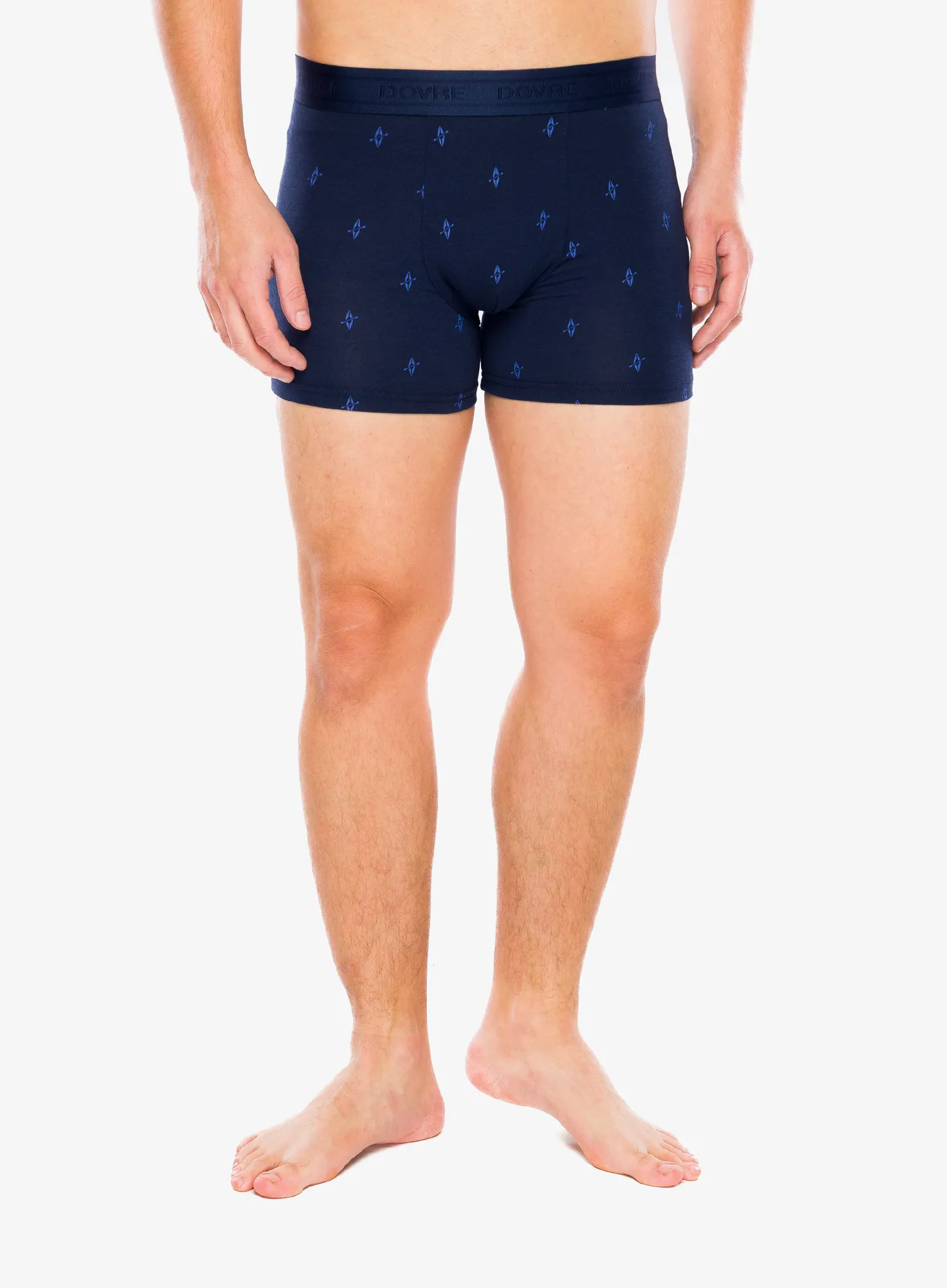 Termoaktyvūs šortukai Dovre Tights 3-Pack Bamboo - navy/print