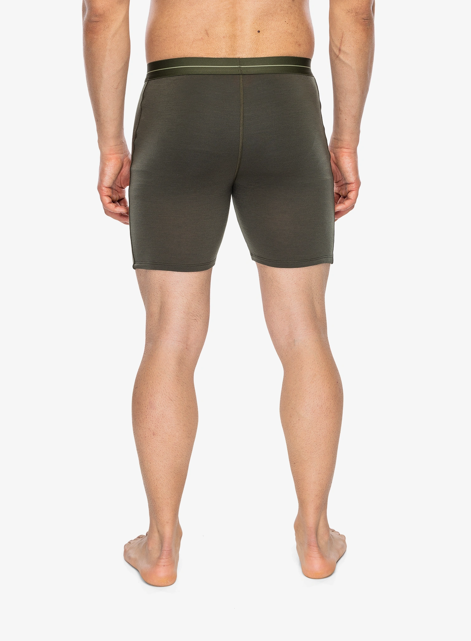 Termoaktyvūs šortukai Icebreaker Anatomica Long Boxers - dk loden