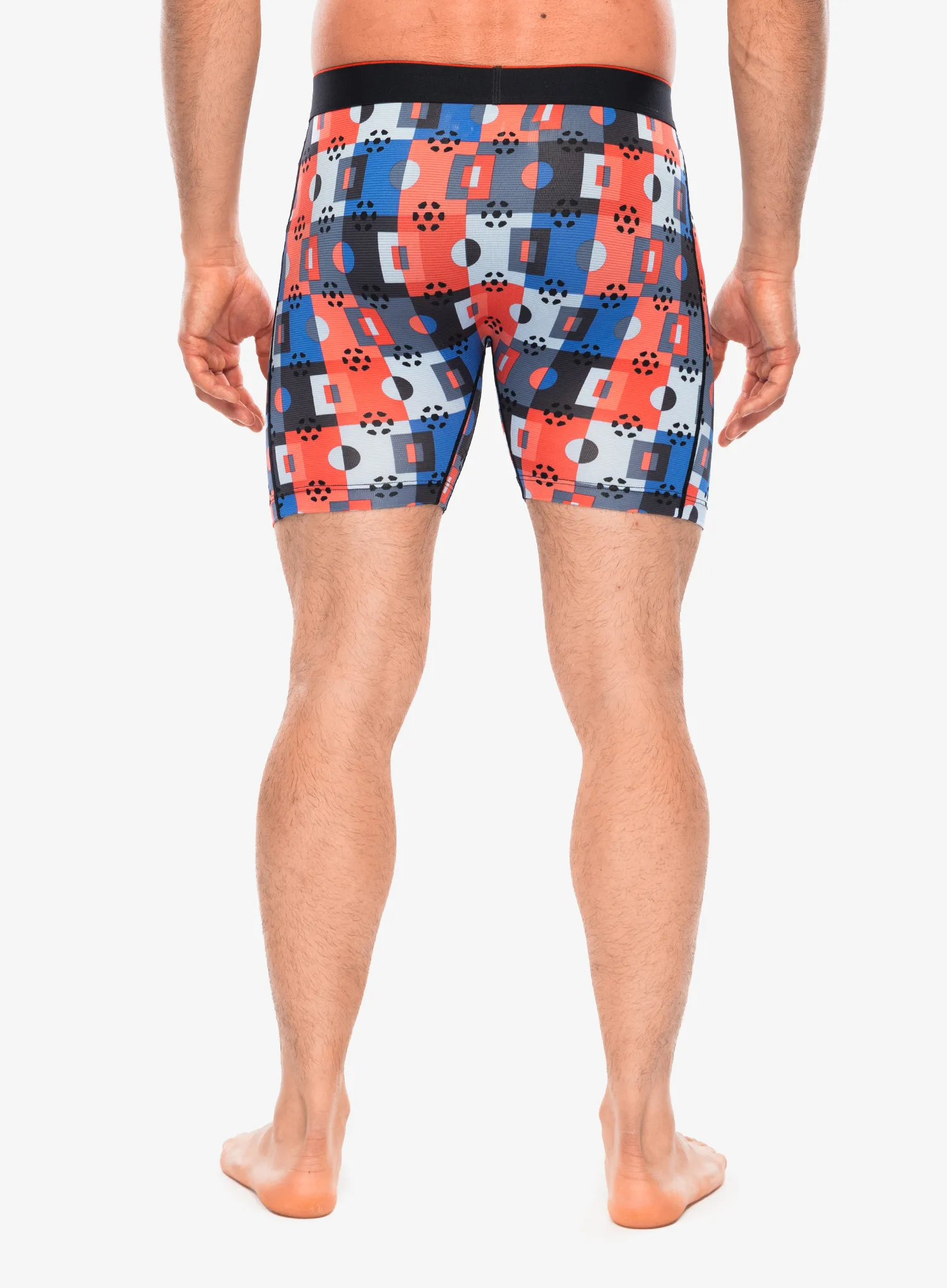 Termoaktyvūs šortukai Saxx Multi-Sport Mesh Boxer Brief Fly - pitch check/multi