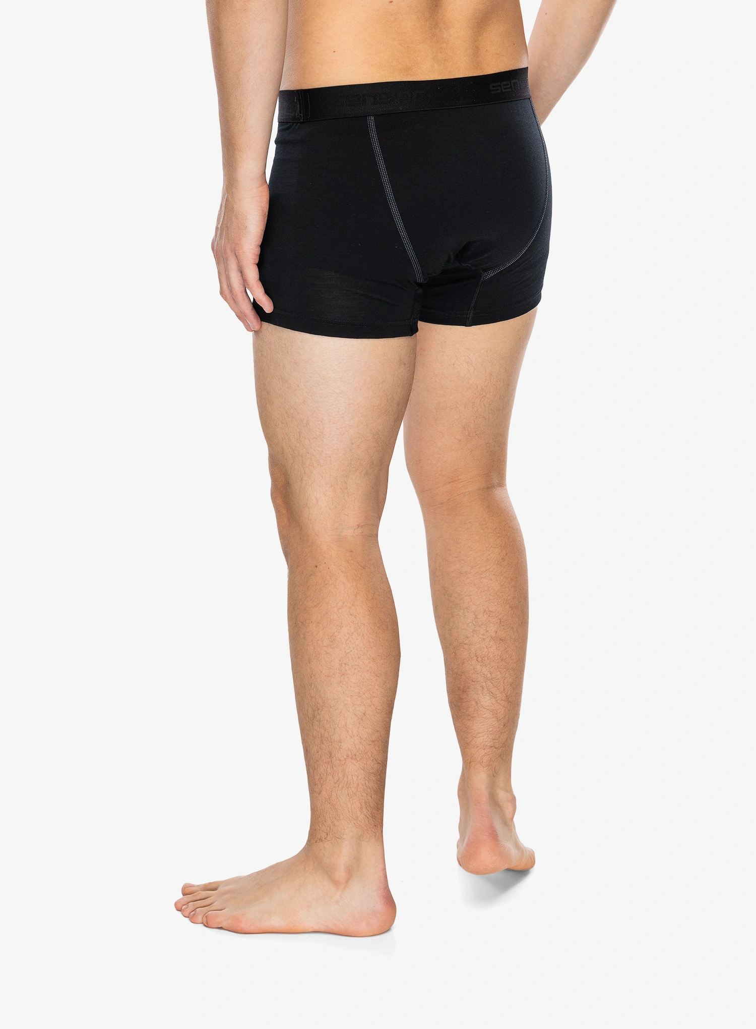 Termoaktyvūs šortukai Sensor Merino Active Boxers - black/black
