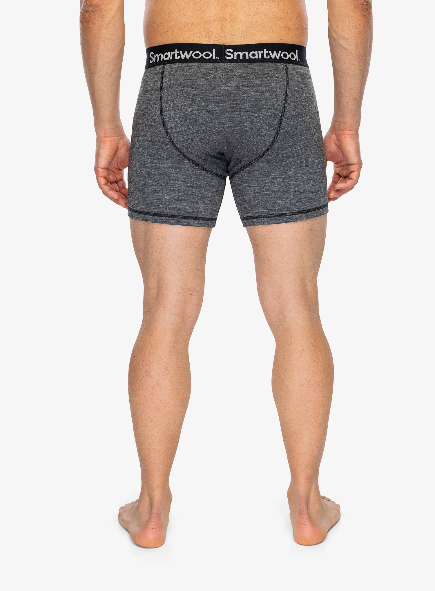 Termoaktyvūs šortukai Smartwool Active Boxer Brief Boxed - medium gray heather