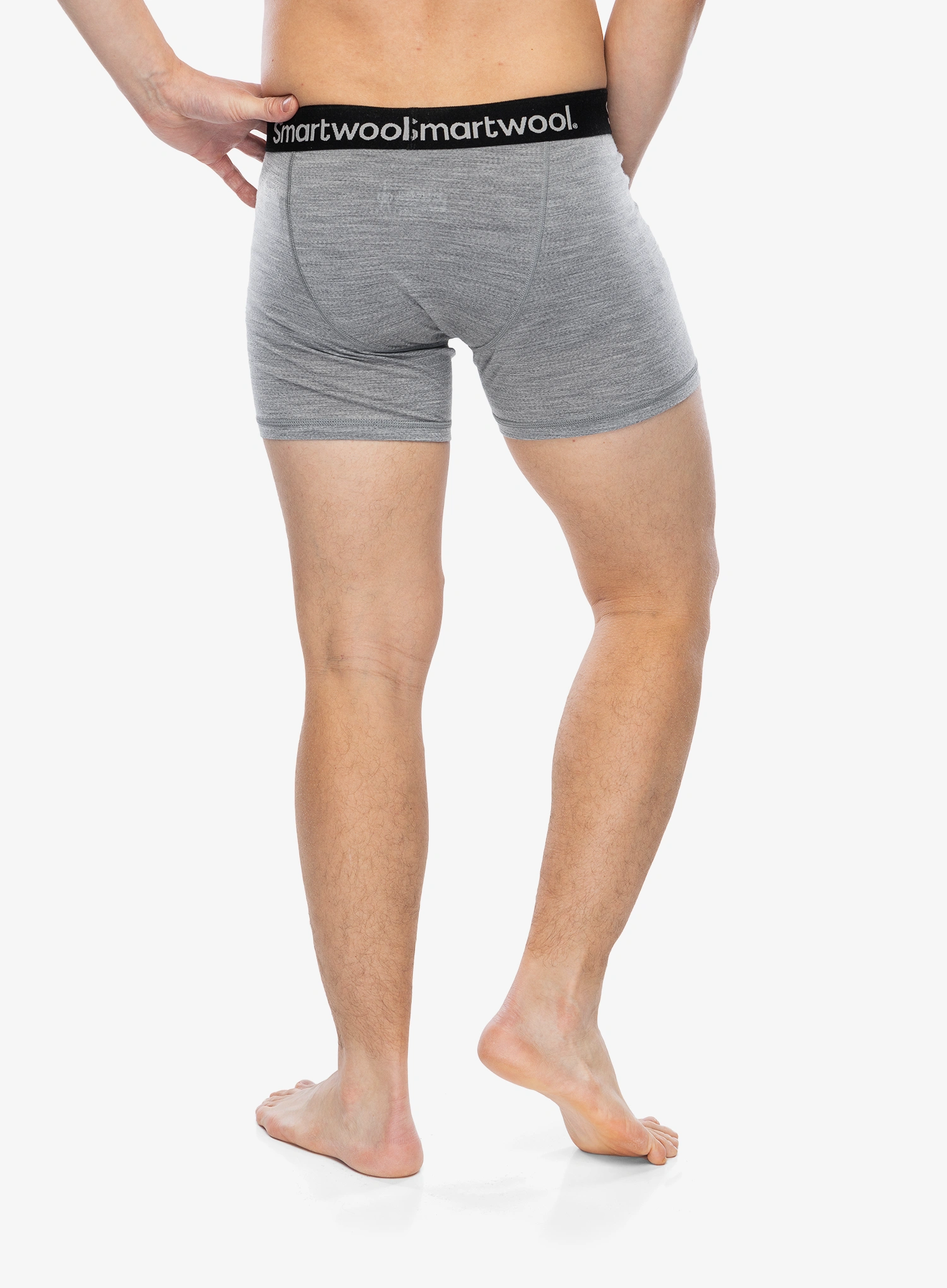 Termoaktyvūs šortukai Smartwool Merino Boxer Brief Boxed - light gray heather