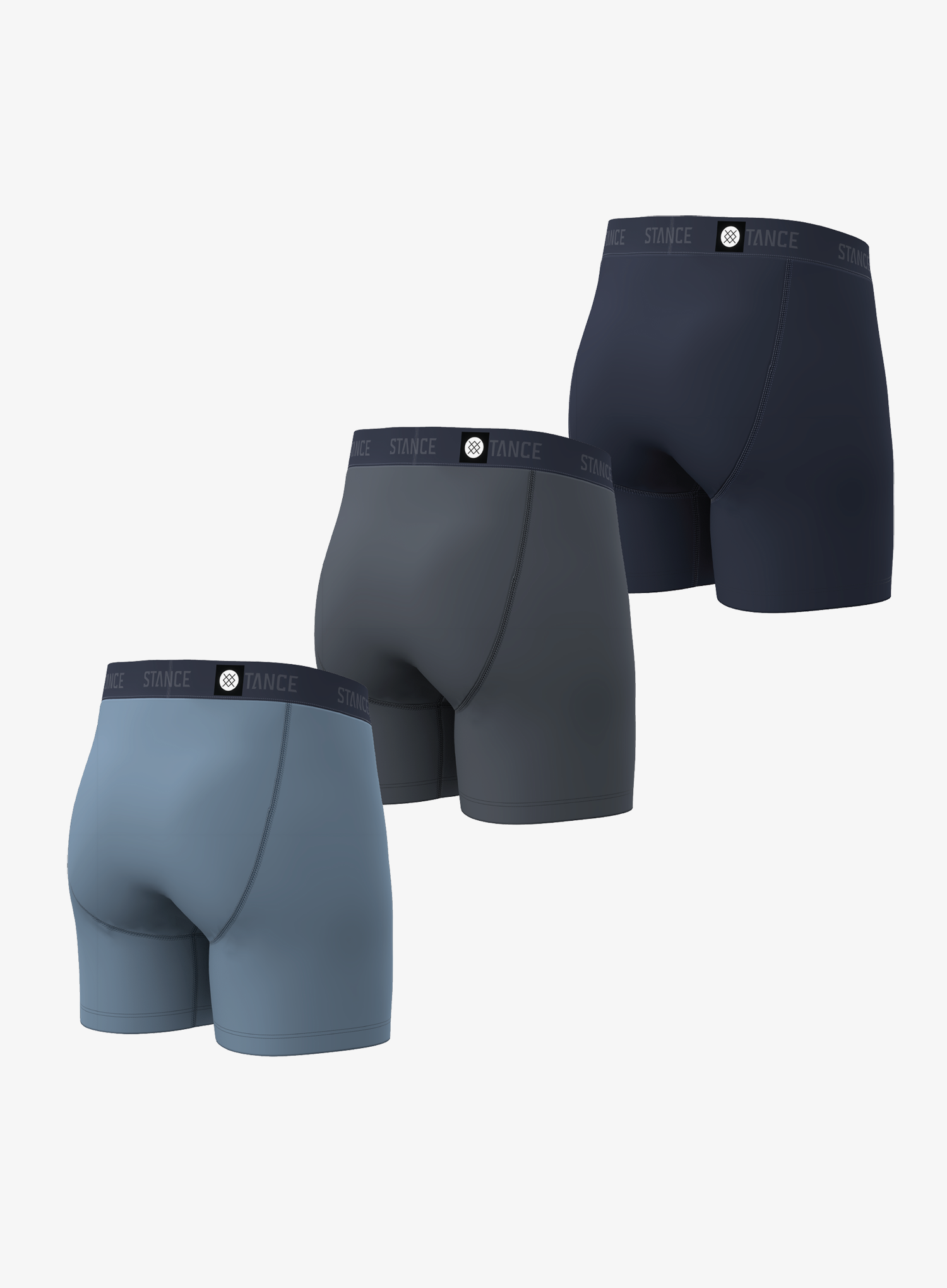 Termoaktyvūs šortukai Stance Boxer Brief 3 Pack - blue