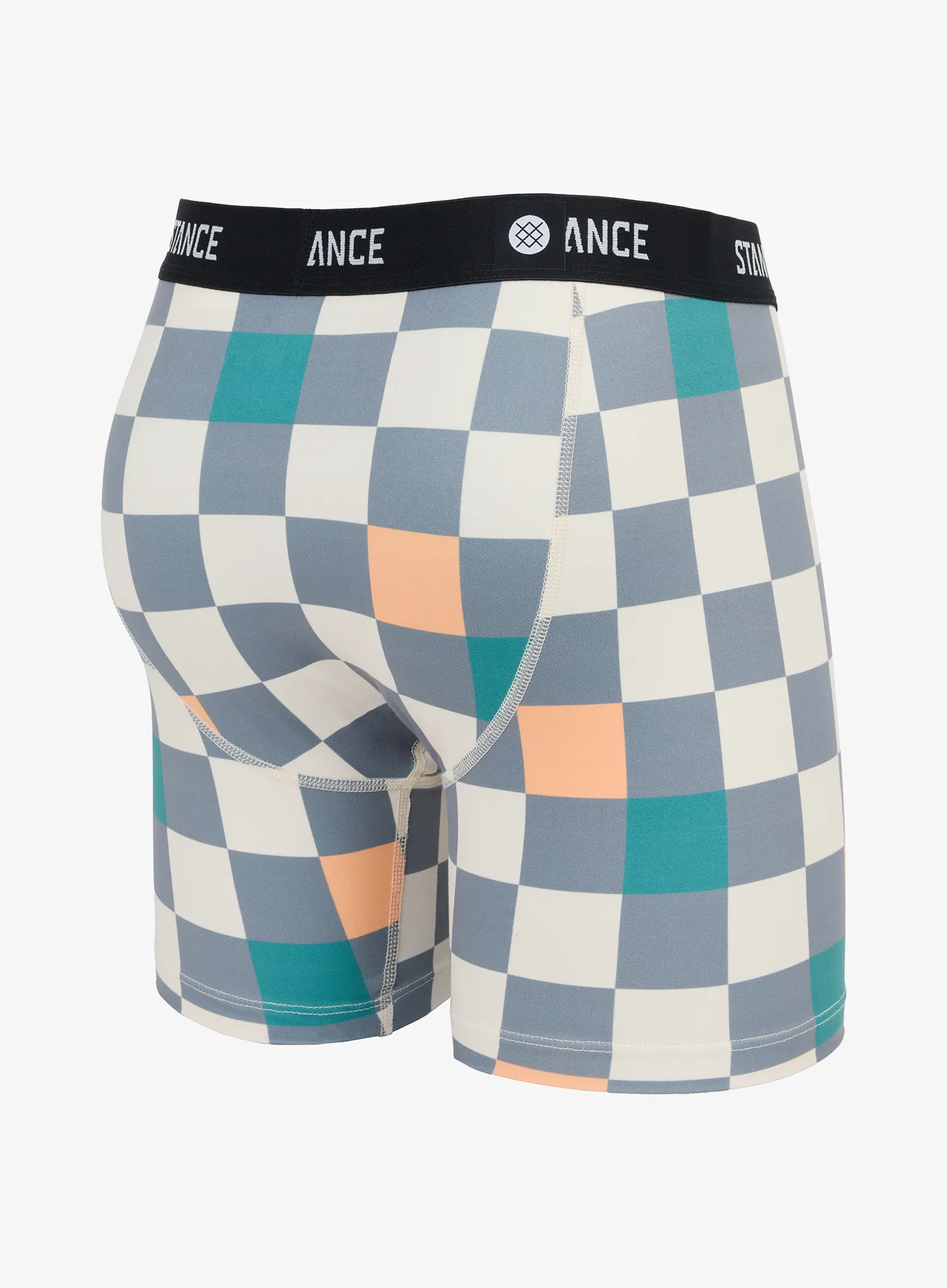 Termoaktyvūs šortukai Stance Chef Check Boxer Brief - mango
