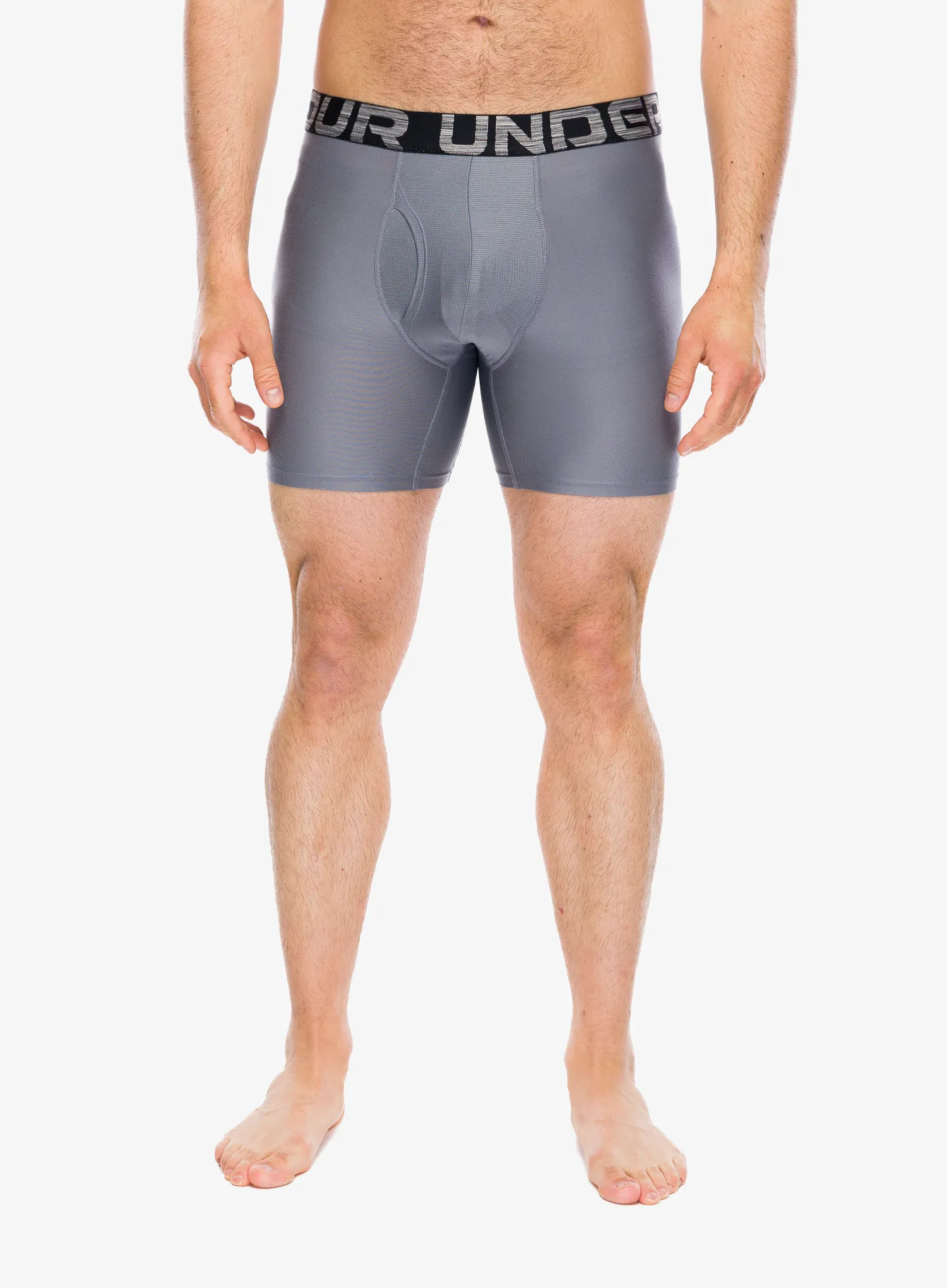 Termoaktyvūs šortukai Under Armour Performance Tech Novelty 6in 3PK - wham blue/black/titan gray