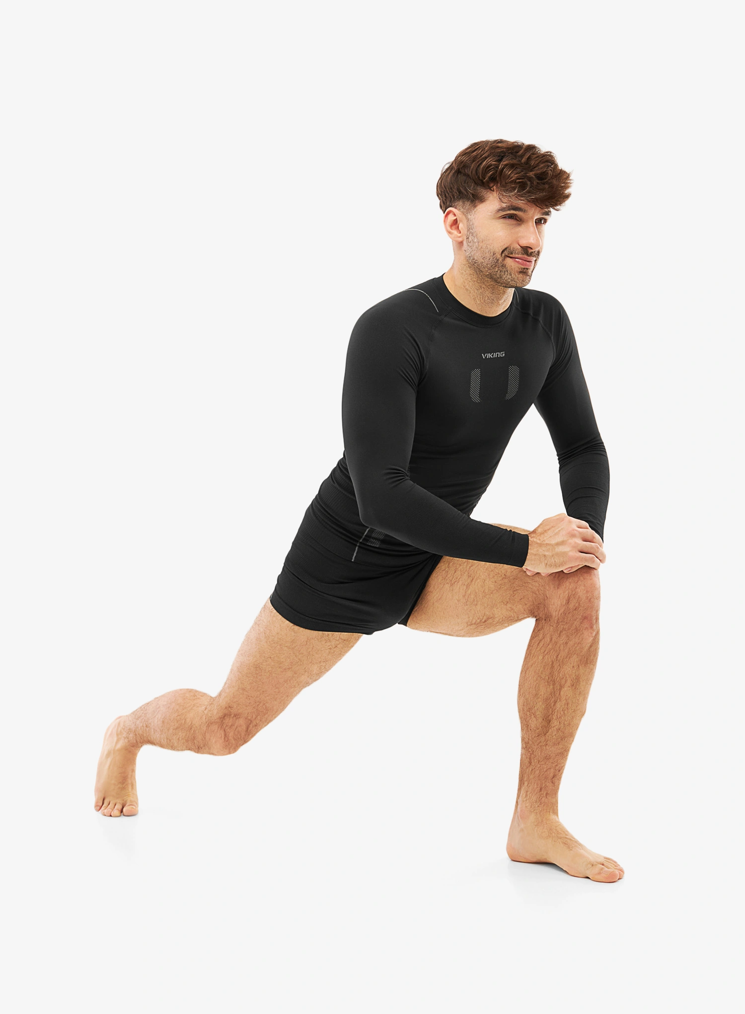 Termoaktyvūs šortukai Viking Base Layer Eiger 2.0 Boxer Shorts - black/grey