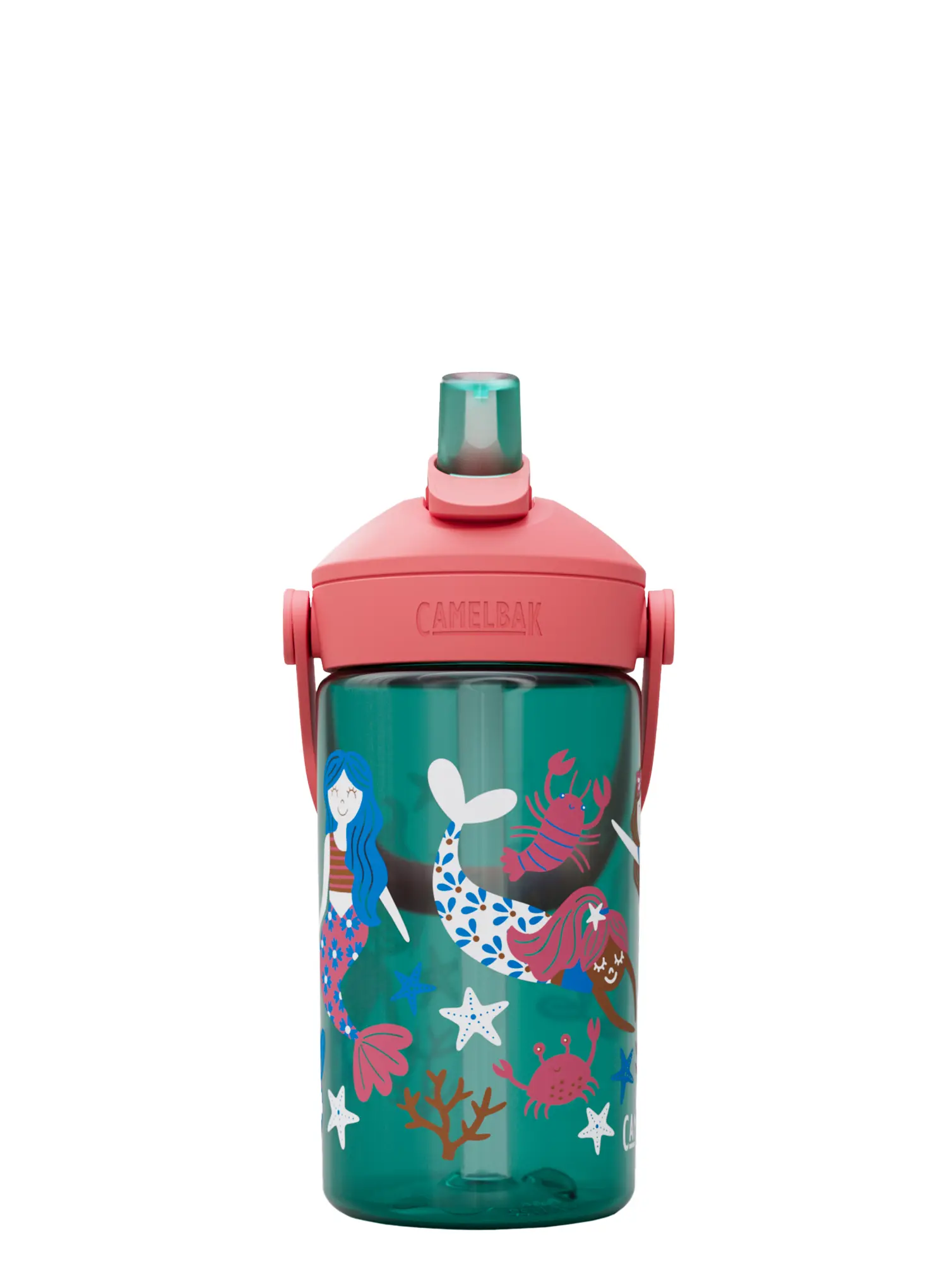Vaikiškas vandens buteliukas CamelBak Thrive Flip Straw Kids 400ml - mermaid friends