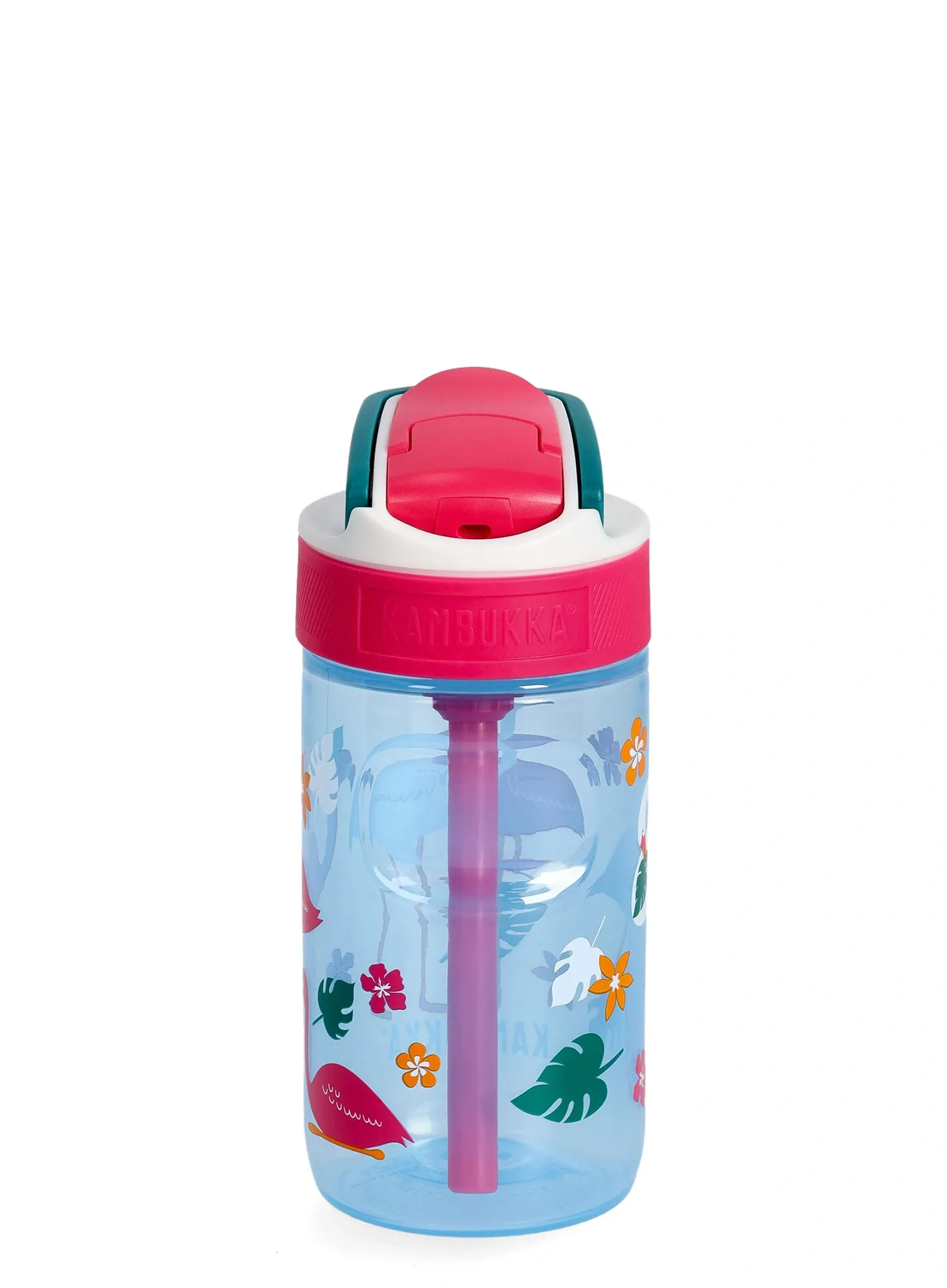 Vaikiškas vandens buteliukas Kambukka Lagoon 400 ml - blue flamingo