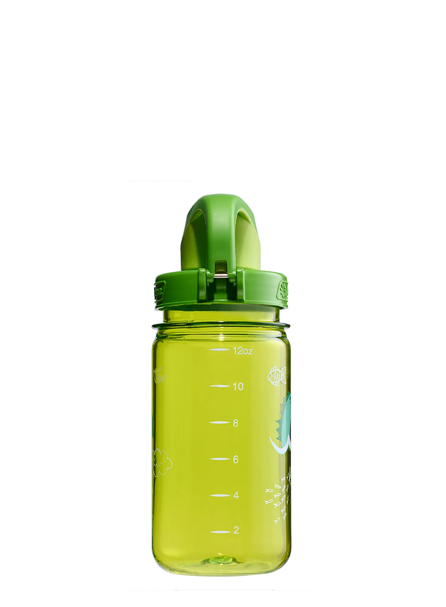 Vaikiškas vandens buteliukas Nalgene On The Fly Kids 12 oz (355 ml) - green nessie