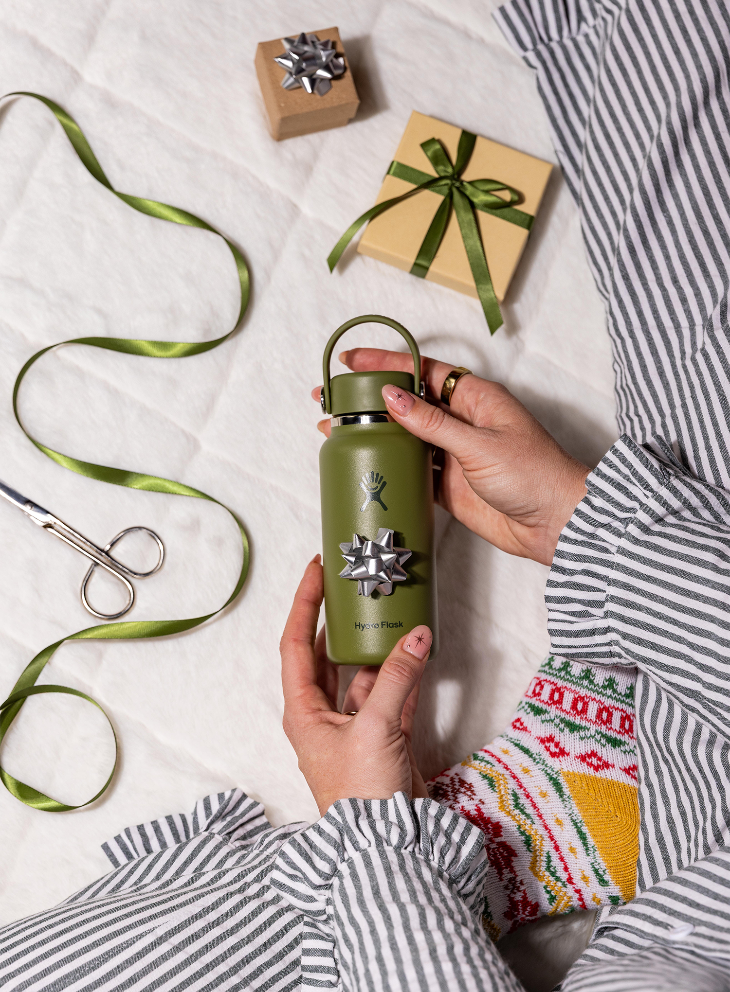 Termo butelis Hydro Flask Micro Hydro (200 ml) - palmer green