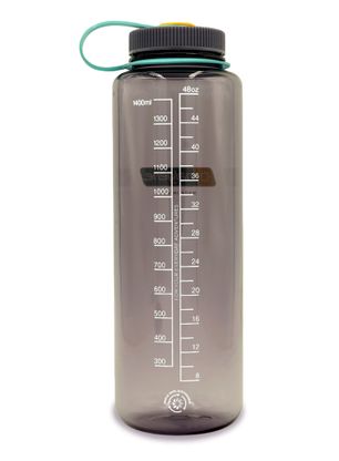 Butelis vandeniui Nalgene Silo Sustain Wide Mouth 48 oz (1420 ml) - aubergine