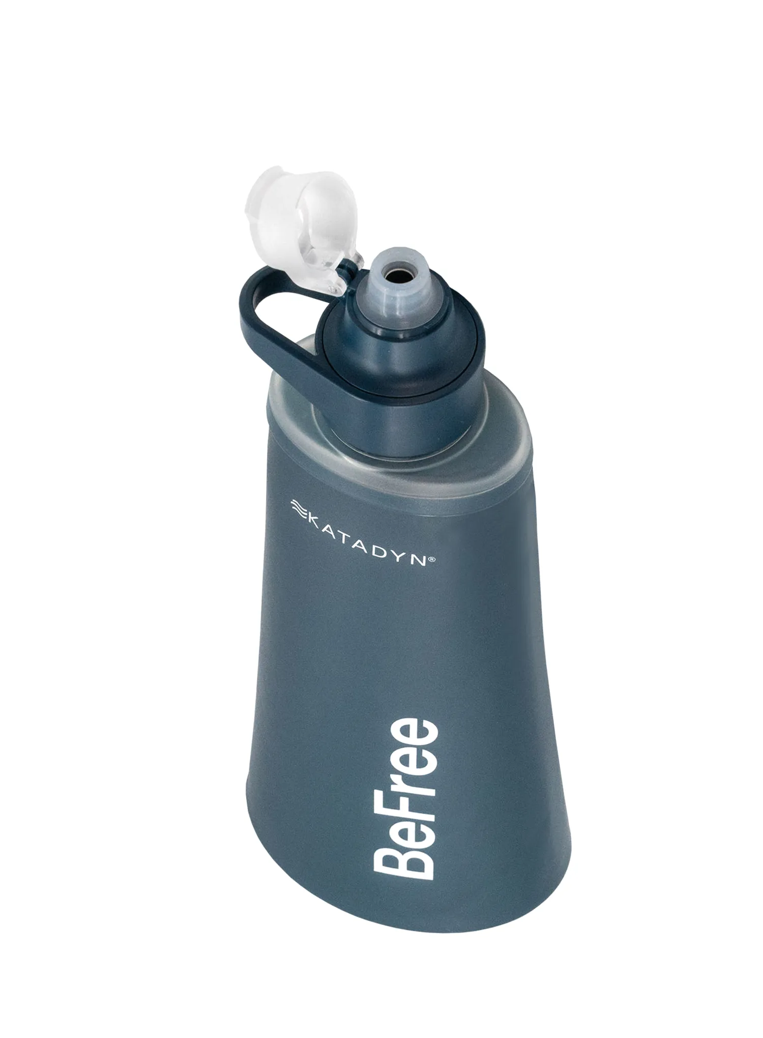 Butelis su filtru Katadyn BeFree Filter AC 1.0L - slate blue