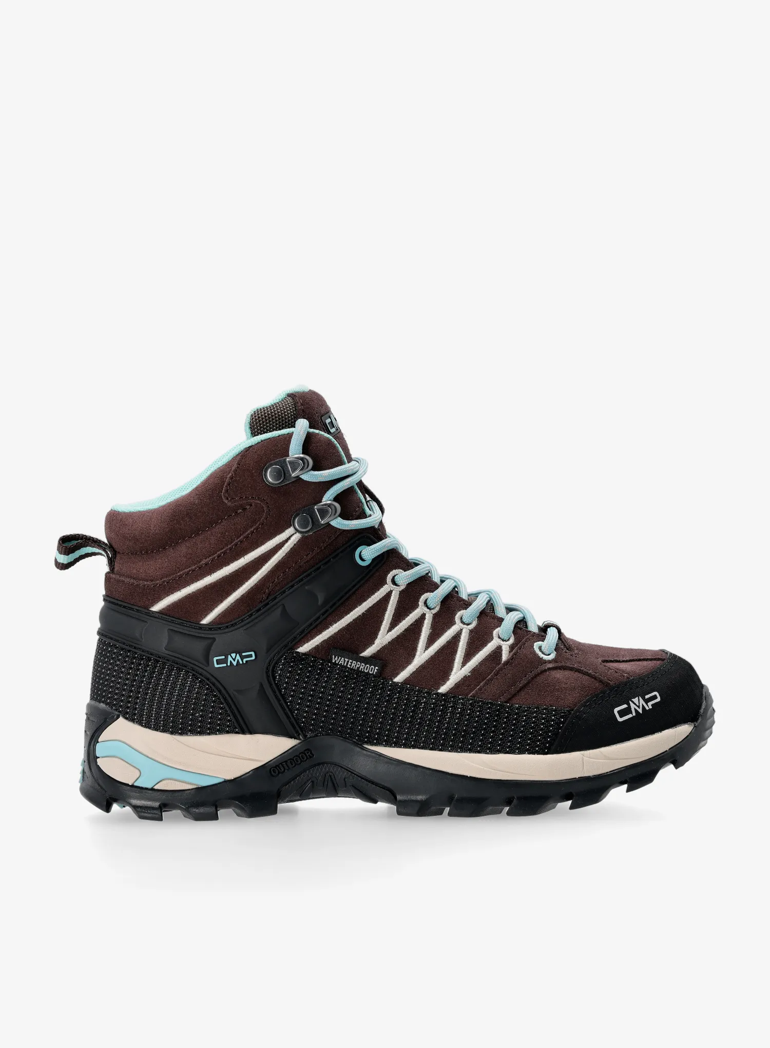 Batai moteriški CMP Rigel Mid WP - toffee/lagoon