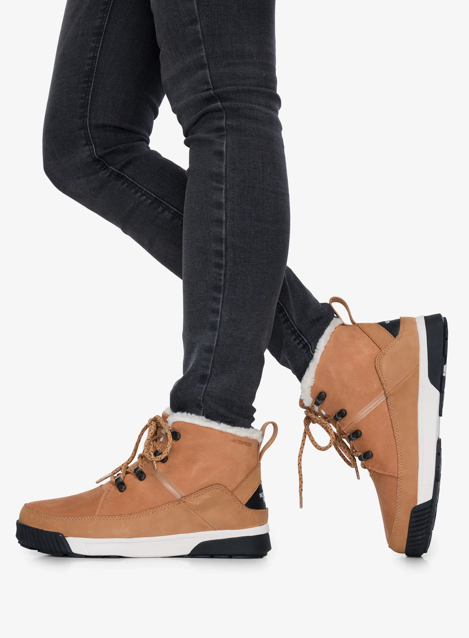 Batai moteriški The North Face Sierra Mid Lace WP - almond butter/tnf black