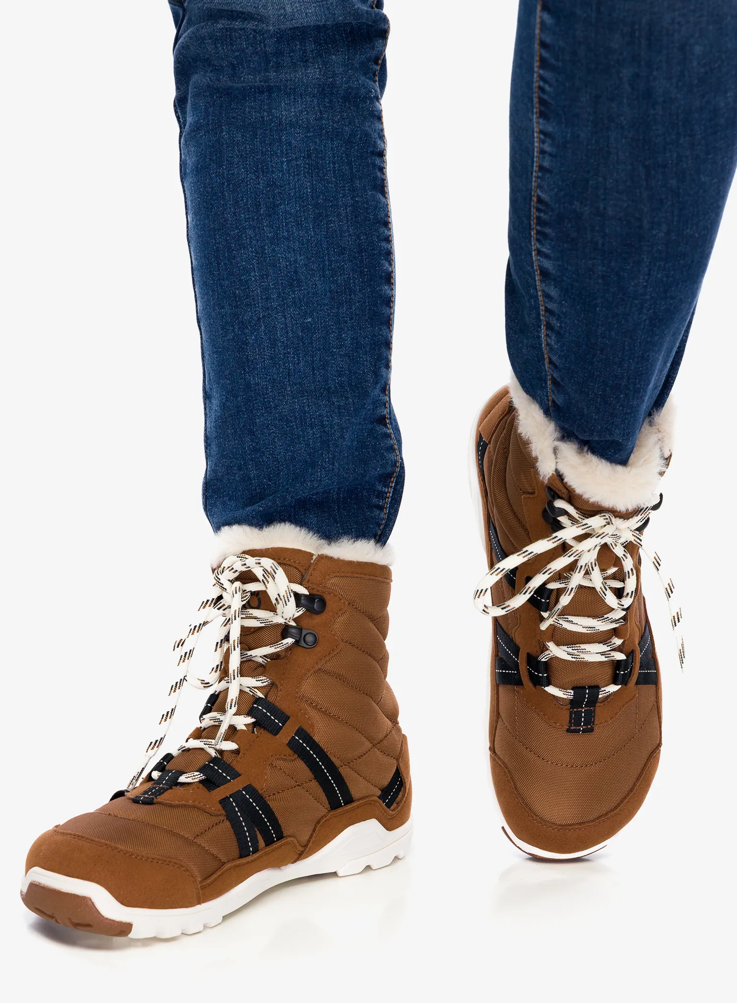 Batai moteriški Xero Shoes Alpine - rubber brown/eggshell