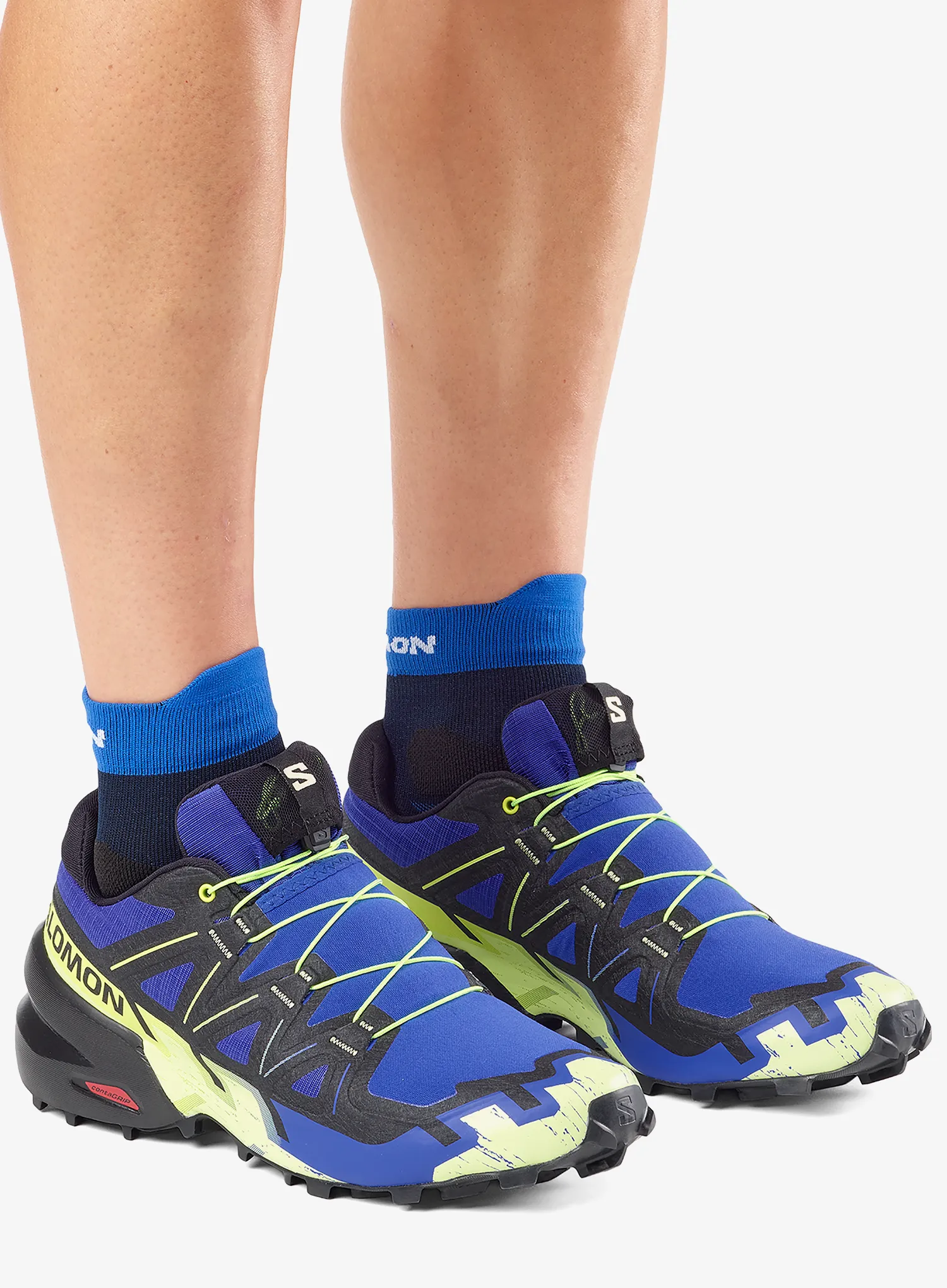 Bėgimo batai Salomon Speedcross 6 - bluing/black/acid lime