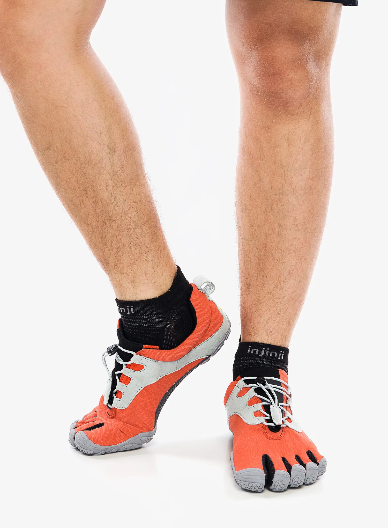 Bėgimo batai Vibram Fivefingers V-Run Retro - red/black/grey