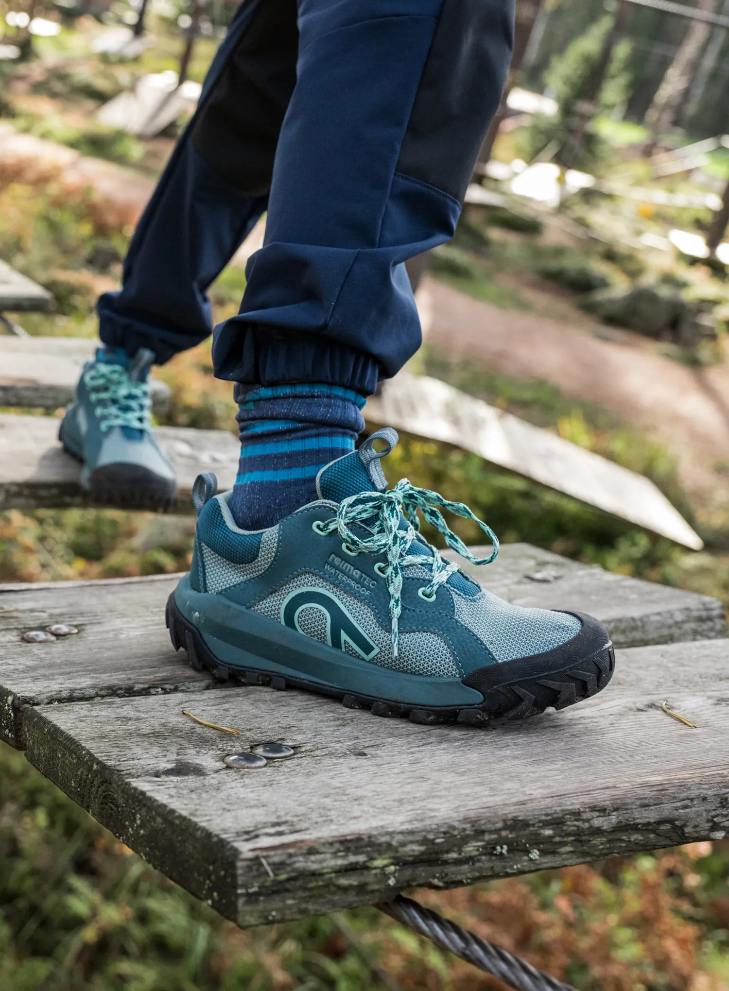 Vaikiški batai Reima Kulkuri Low - dark teal