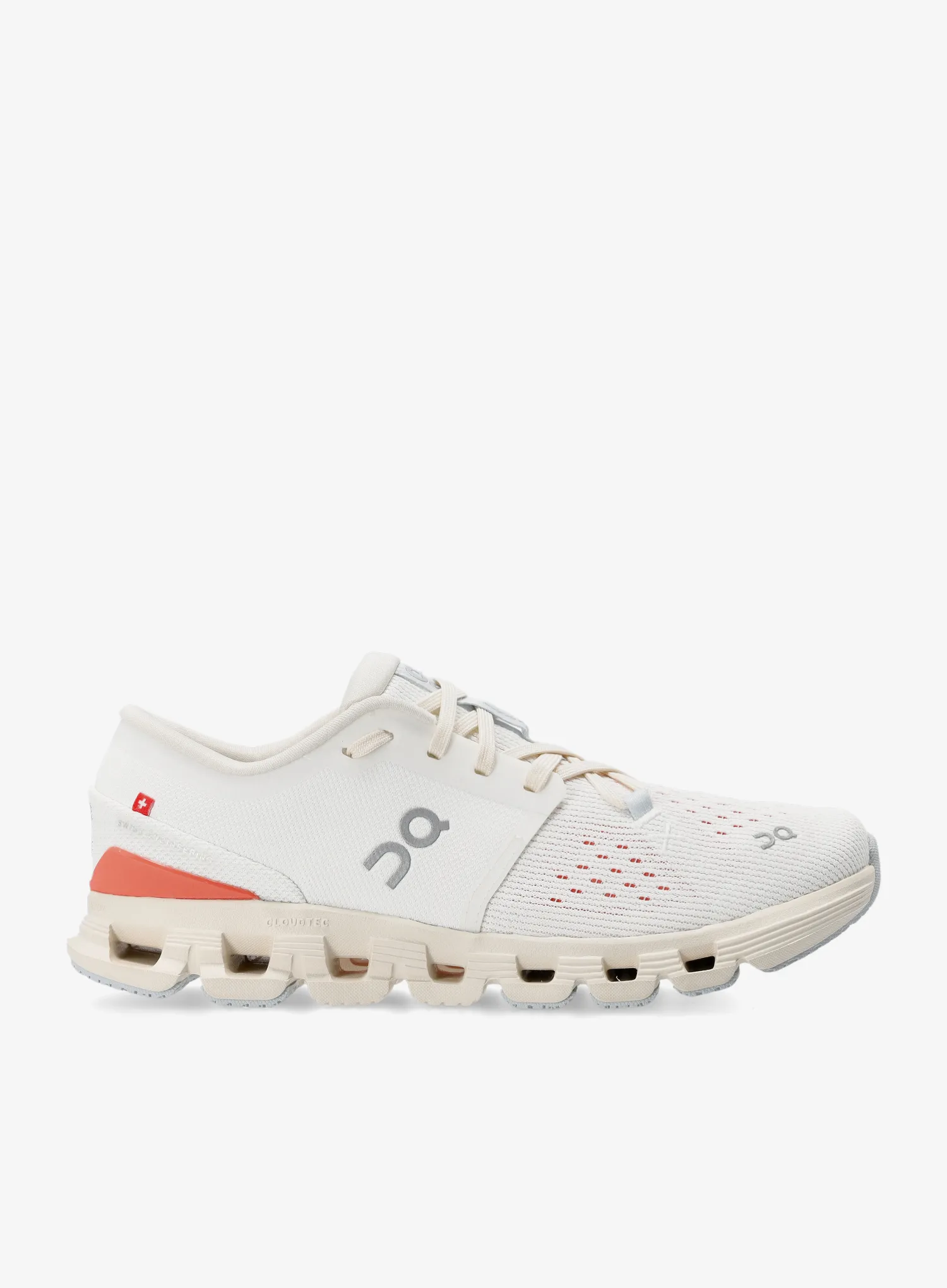 Batai moteriški On Cloud X 4 - ivory/salmon
