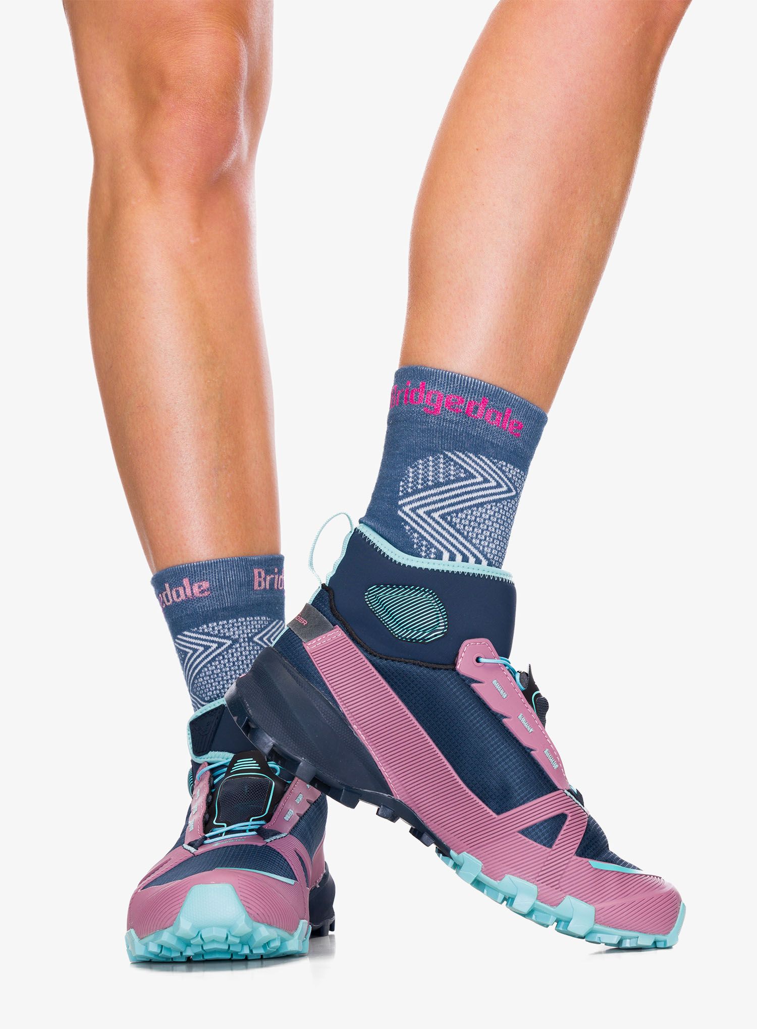 Batai moteriški Dynafit Traverse Mid GTX - blueberry/mokarosa