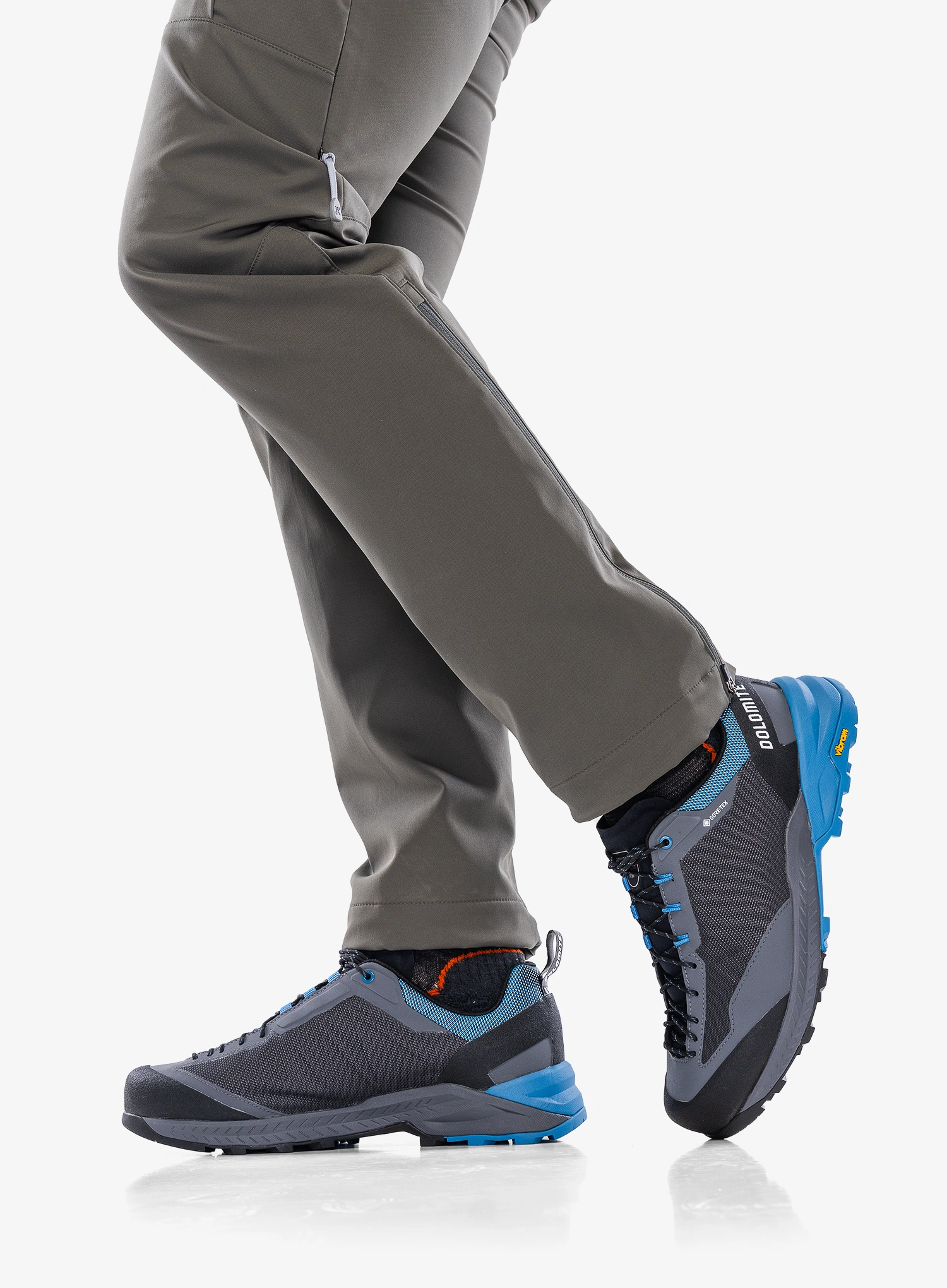 Batai vyrams Dolomite Crodarossa Tech GTX - anthracite grey/blue