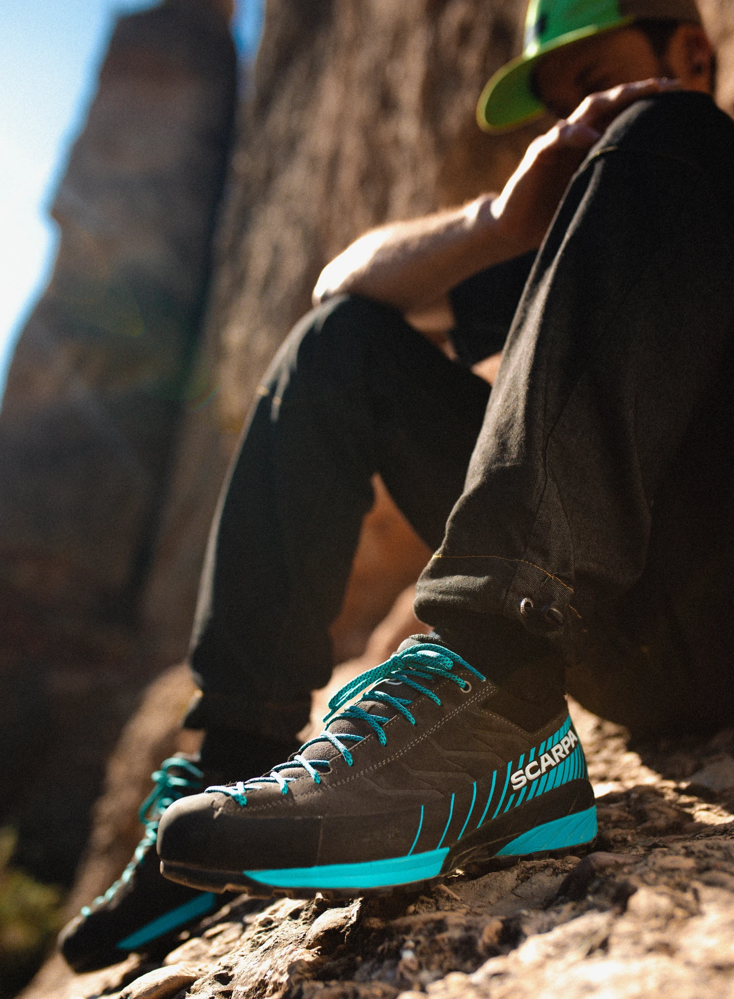 Batai vyrams Scarpa Mescalito GTX - shark/azure