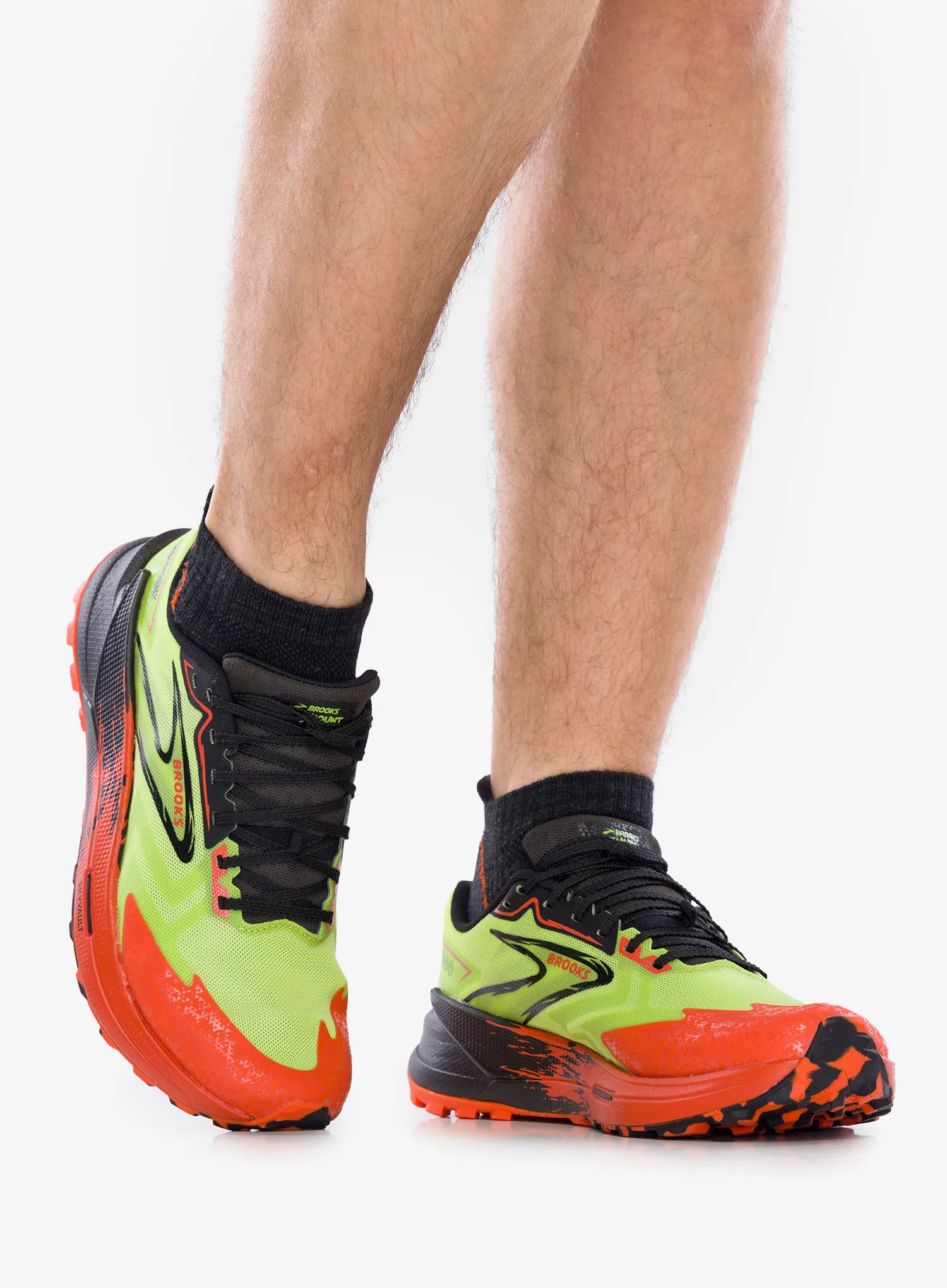 Trail batai Brooks Catamount 3 - acid lime/cherry tomato/black
