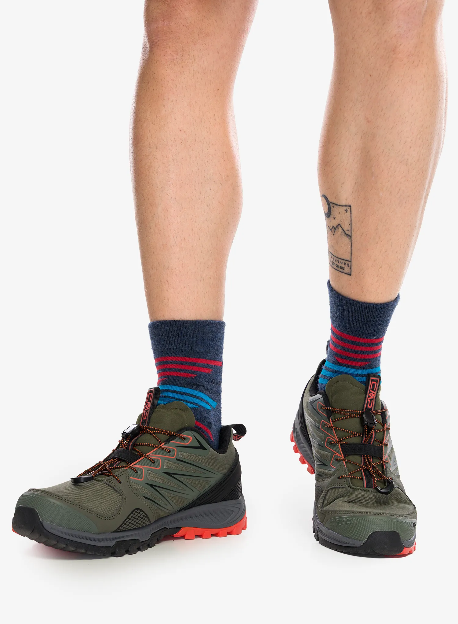 Trail batai CMP Atik WP Trail Running Shoes - olive/arancio
