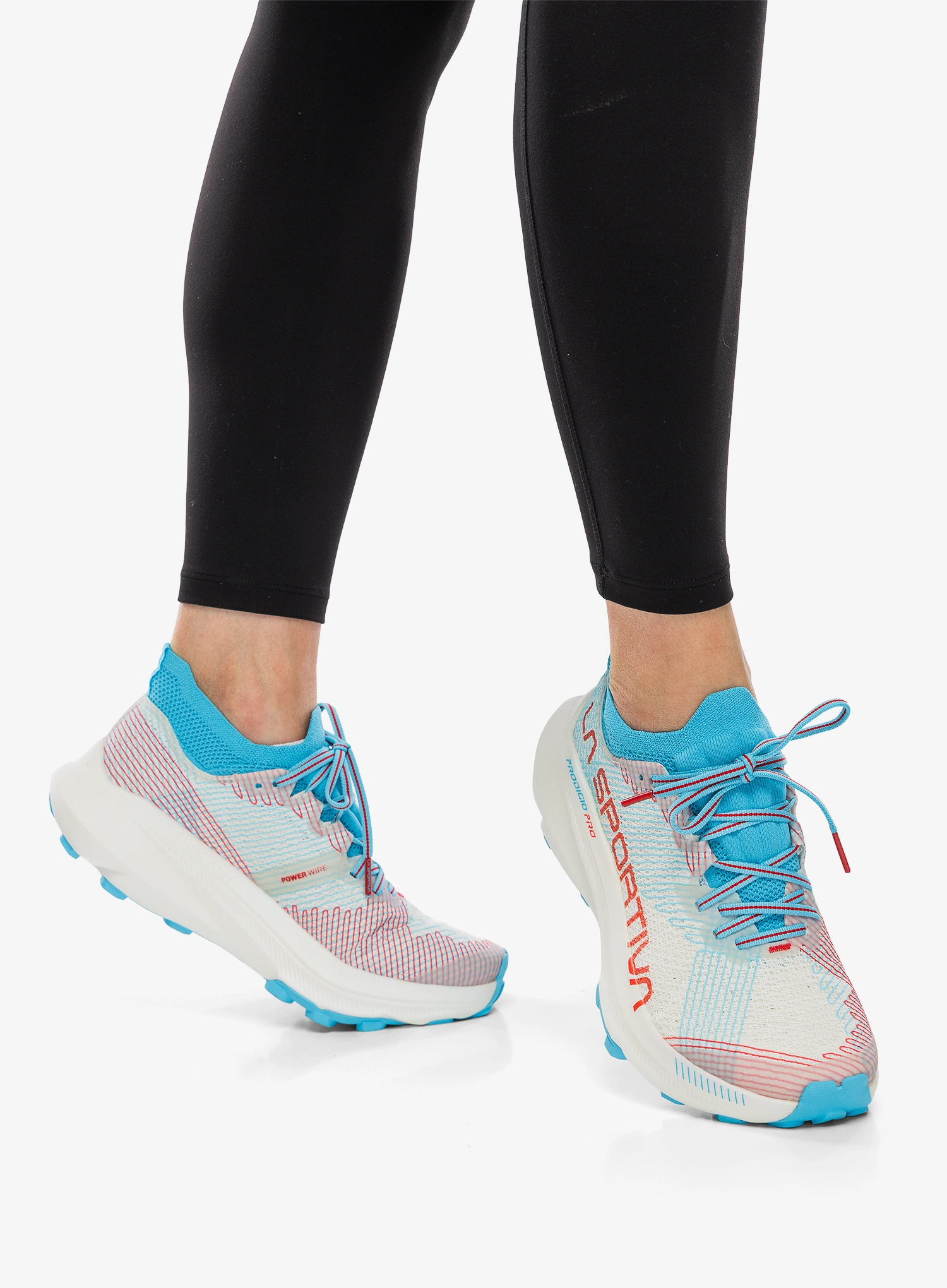 Bėgimo bateliai moterims La Sportiva Prodigio Pro - white/malibu blue