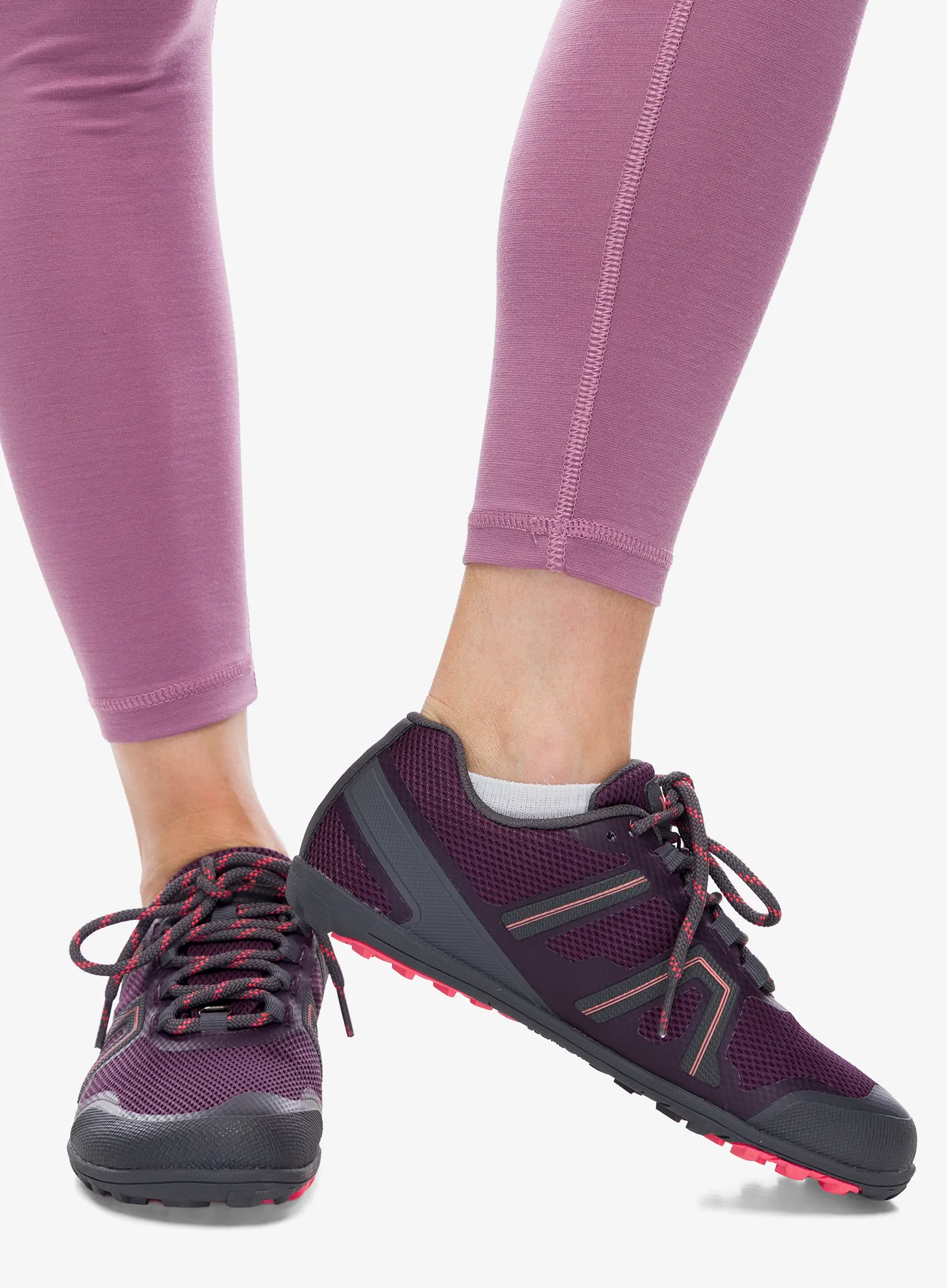 Bėgimo bateliai moterims Xero Shoes Mesa Trail WP - plum perfect/sunset coral