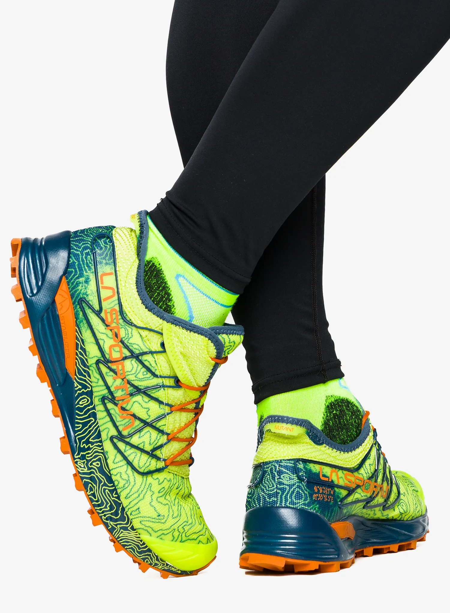 Trail batai La Sportiva Mutant - lime punch/storm blue
