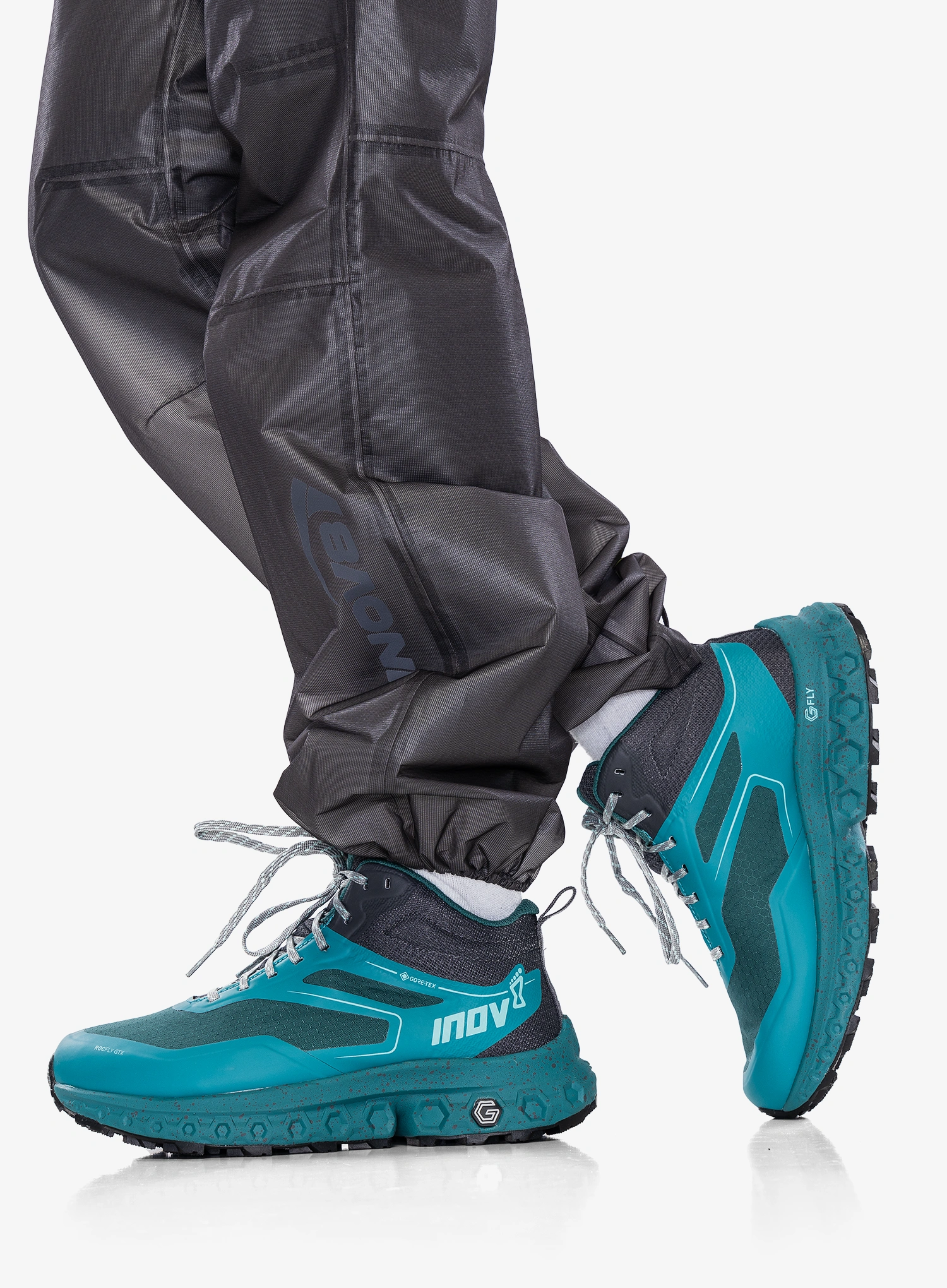 Turistiniai batai moterims Inov-8 RocFly G 390 GTX - pine/teal/slate