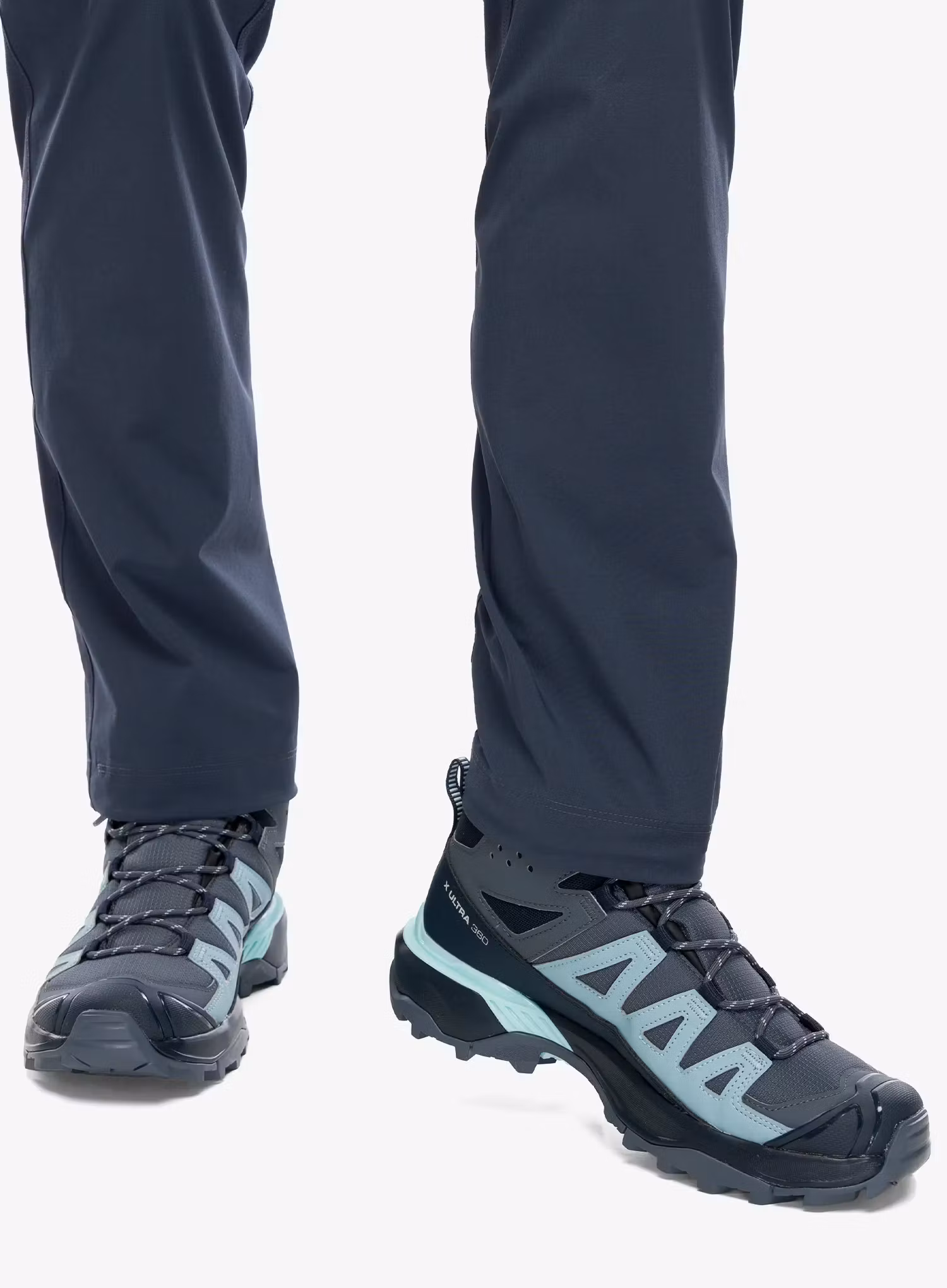 Turistiniai batai moterims Salomon X Ultra 360 Mid GTX - turbul/carbon