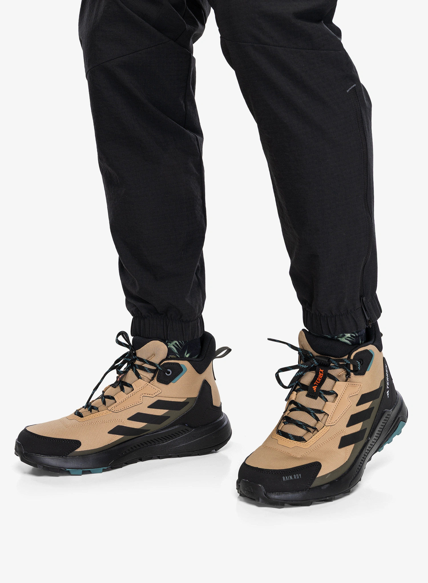 Aukšti turistiniai batai adidas TERREX Anylander Mid RAIN.RDY - cardboard/core blk/shad olive