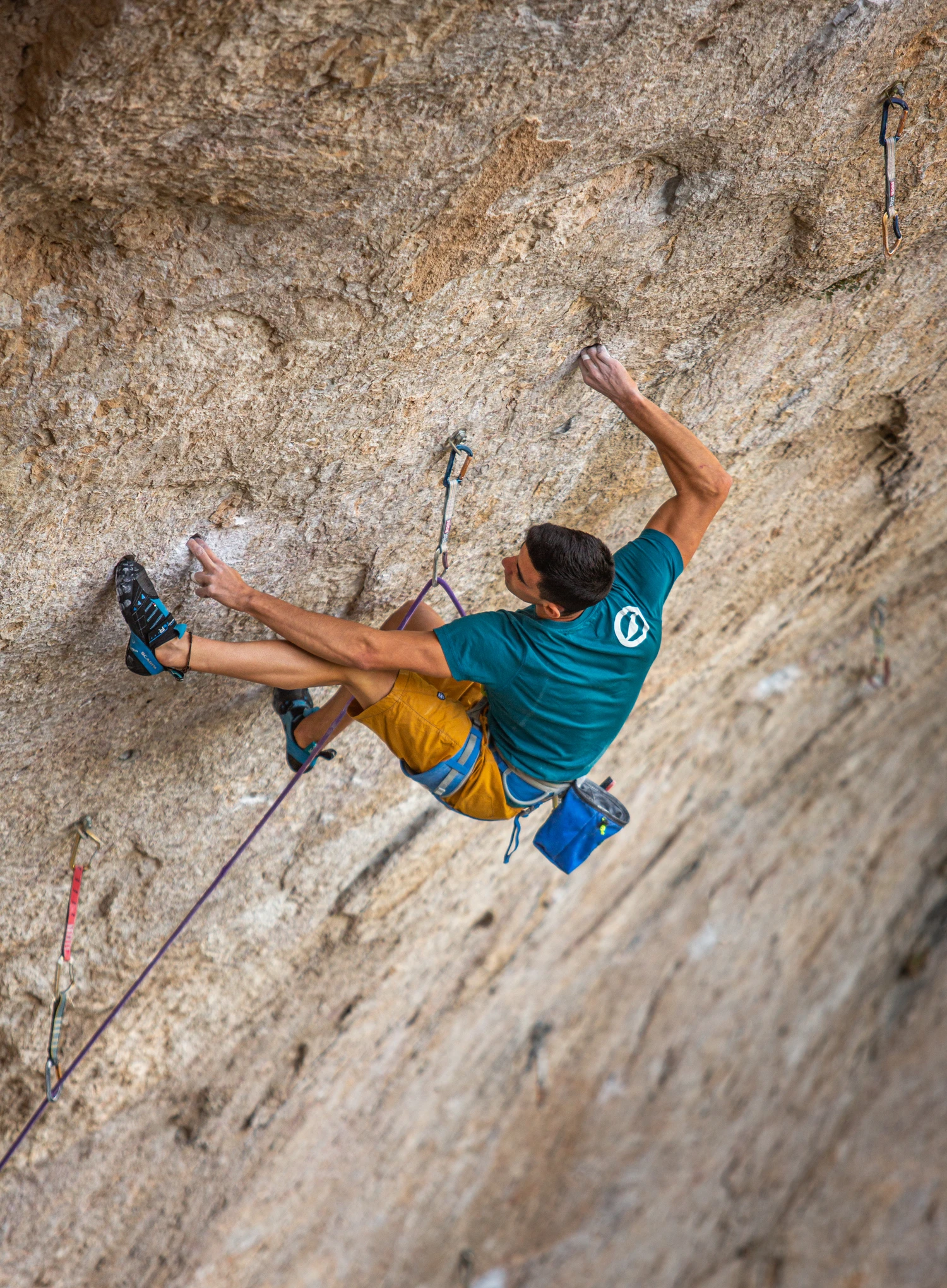 Laipiojimo bateliai Scarpa Instinct VSR - black/azure 