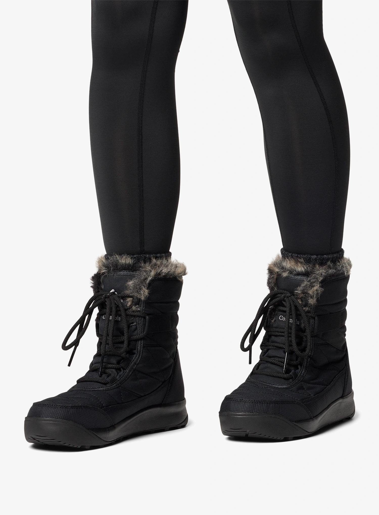 Moteriški žieminiai batai Columbia Minx Shorty IV - black/titanium ii