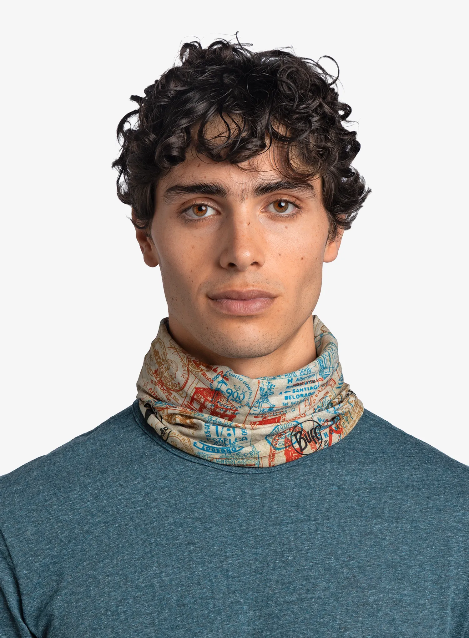 Daugiafunkcinė skara Buff CoolNet UV+ Camino de Santiago - credencial multi