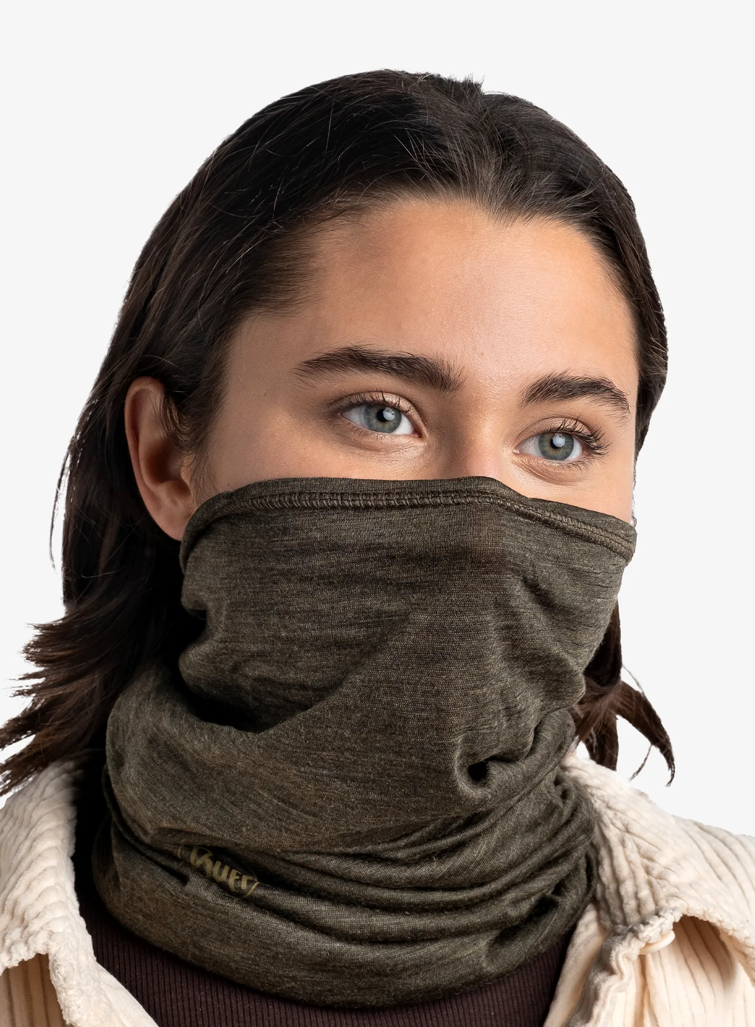 Daugiafunkcinė skara Buff Lightweight Merino Wool - solid bark