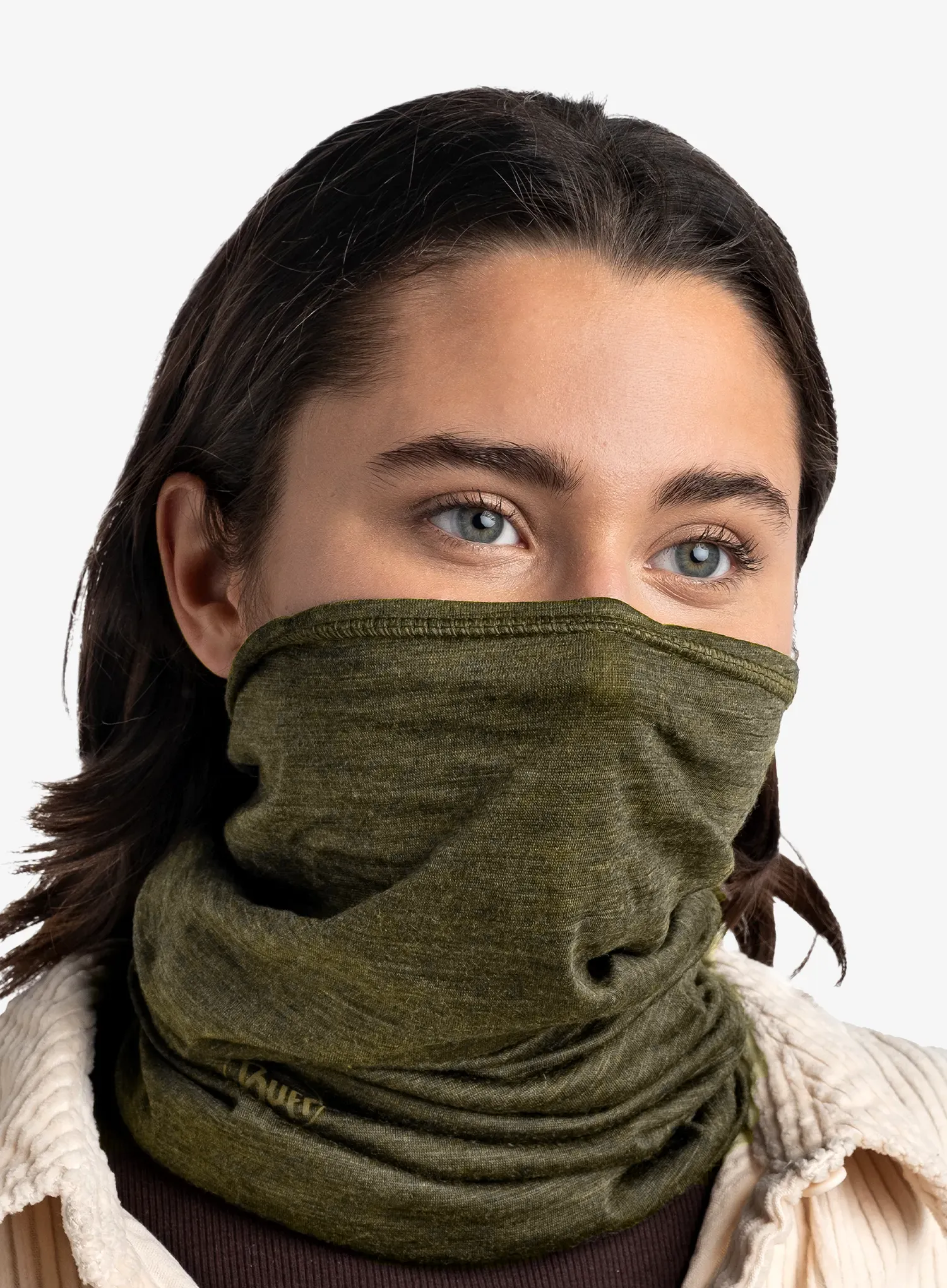 Daugiafunkcinė skara Buff Lightweight Merino Wool - solid bark