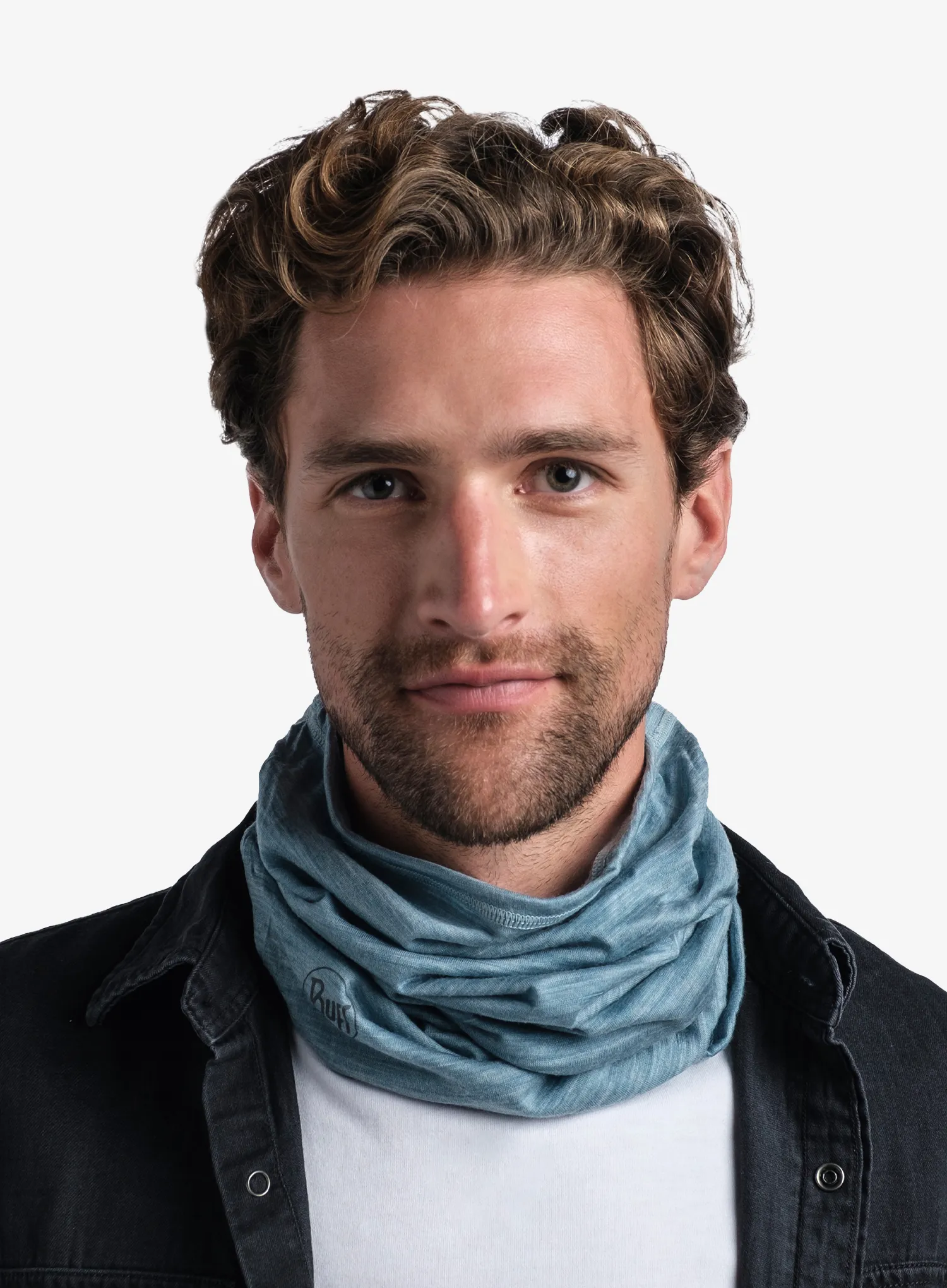 Daugiafunkcinė skara Buff Lightweight Merino Wool - solid pool