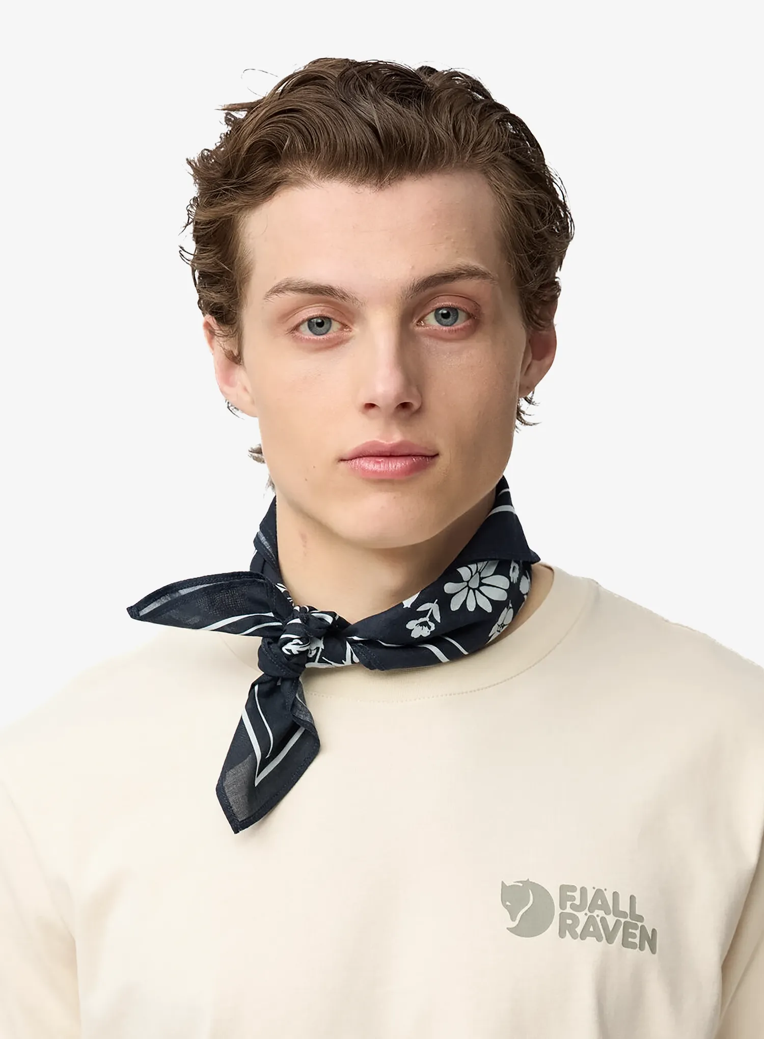 Skara Fjallraven Fjallblomster Bandana - dark navy