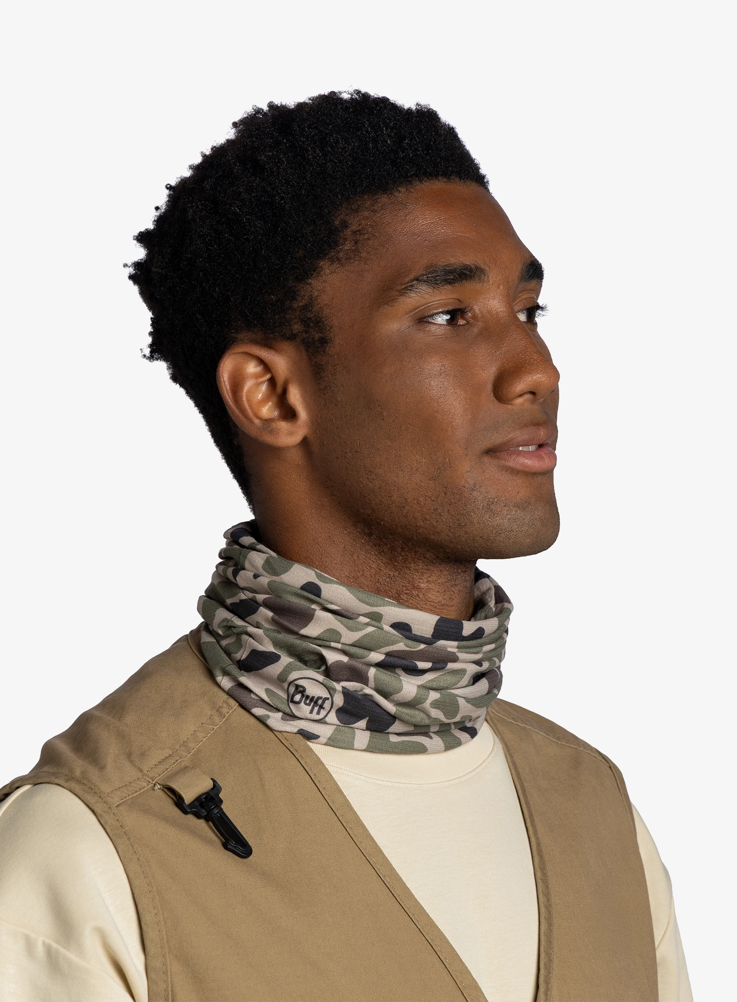 Daugiafunkcinė skara Buff Coolnet UV - blax khaki