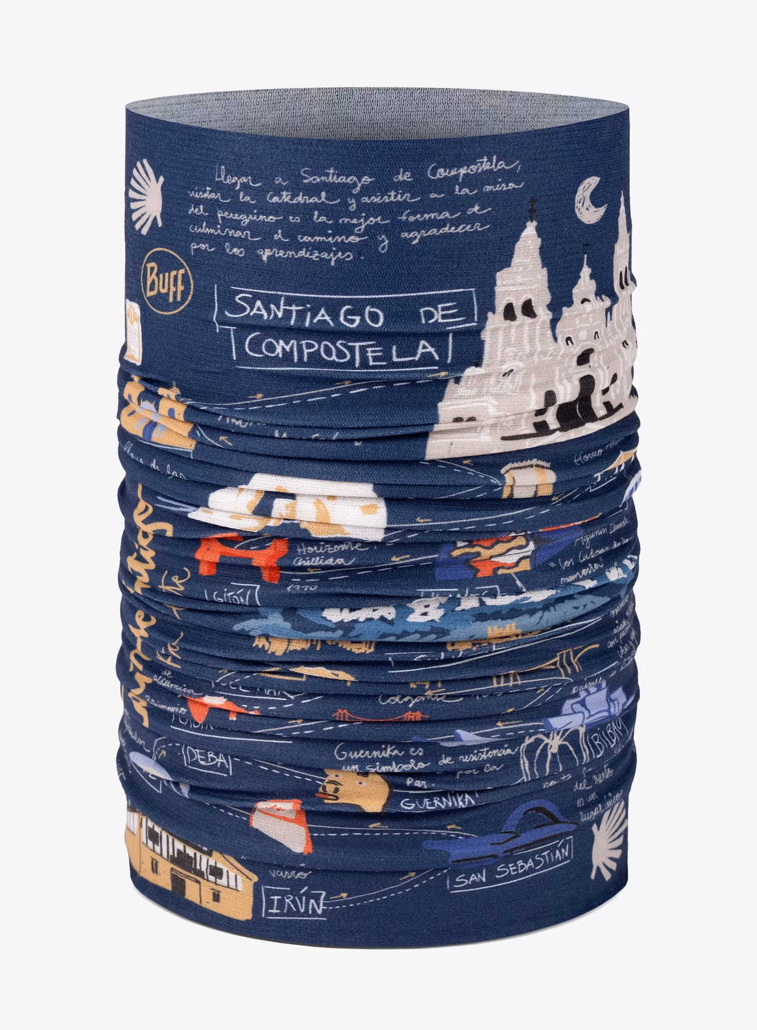 Daugiafunkcinė skara Buff Coolnet UV - camino norte navy