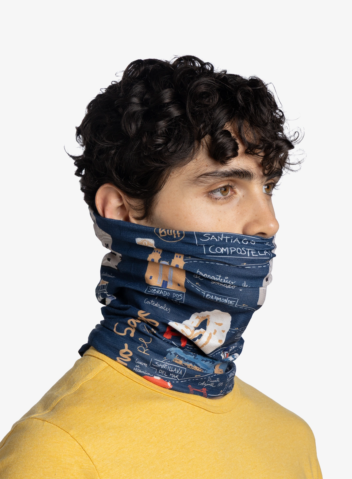 Daugiafunkcinė skara Buff Coolnet UV - camino norte navy