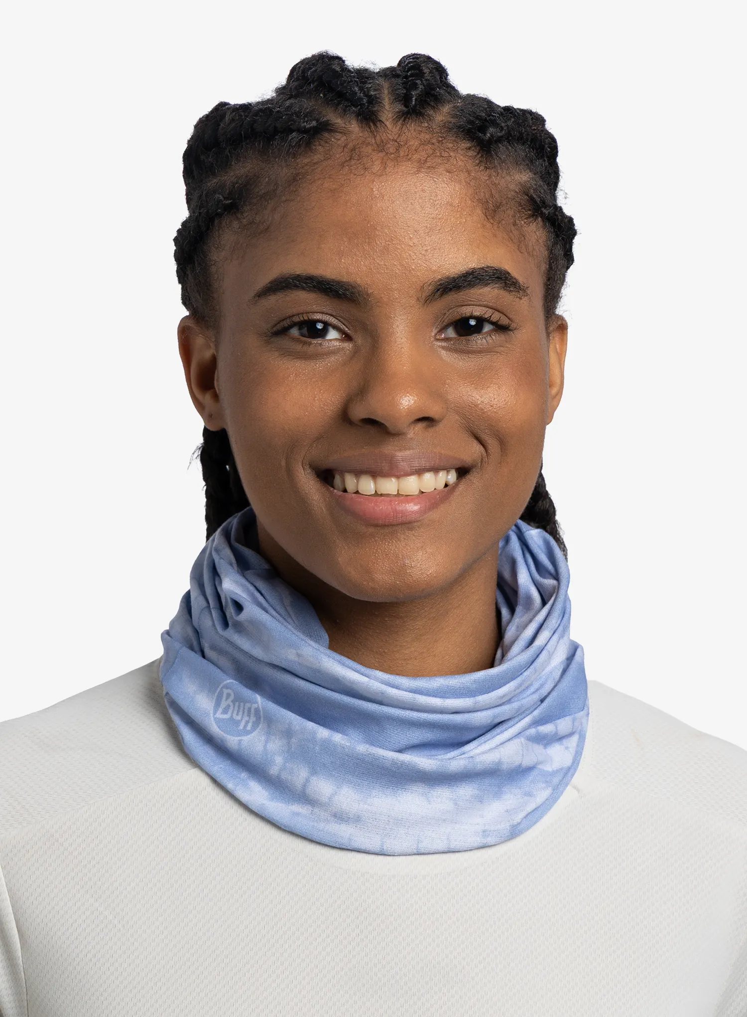 Daugiafunkcinė skara Buff Coolnet UV Insect Shield - gevin glory blue