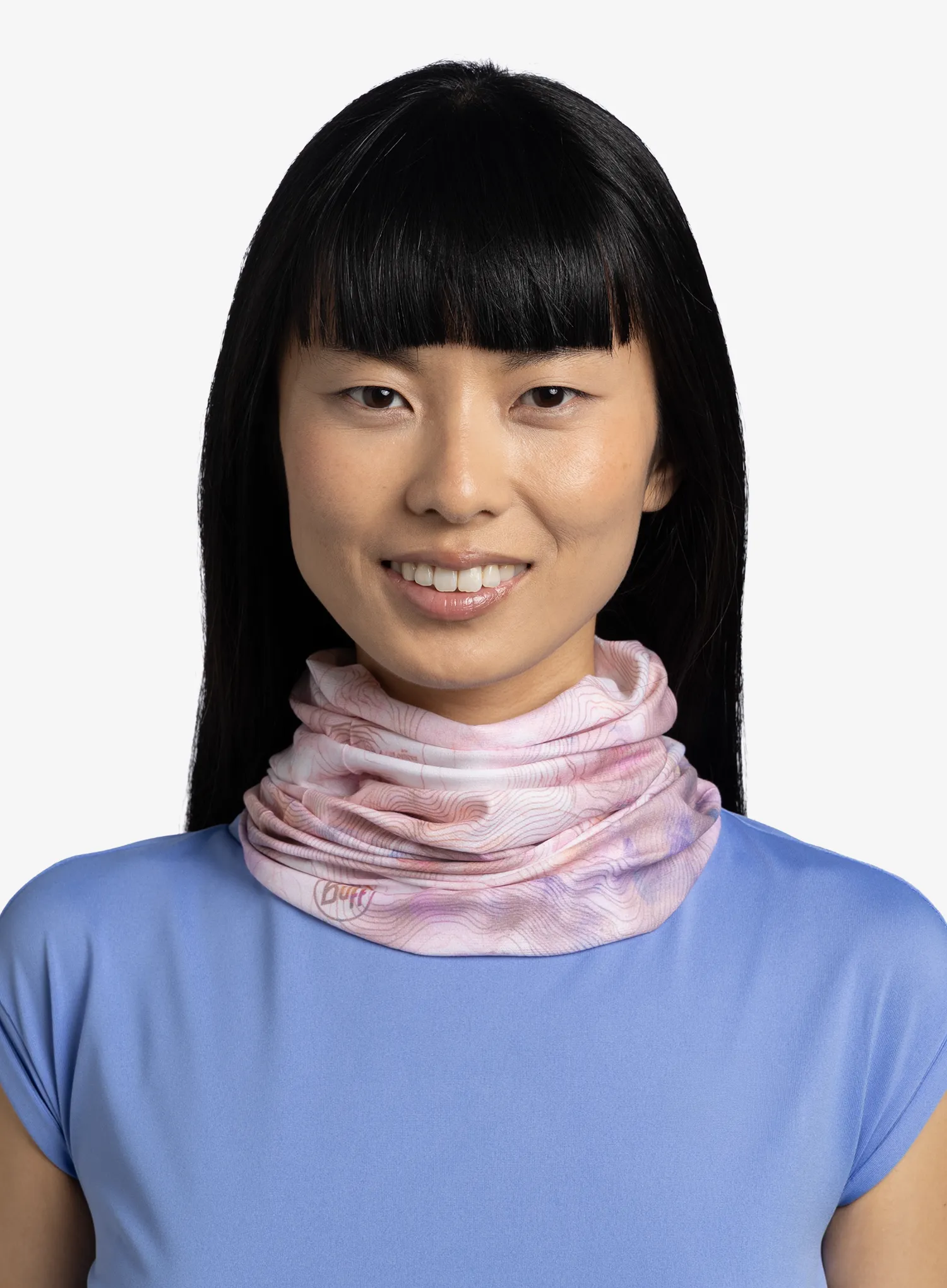 Daugiafunkcinė skara Buff Coolnet UV Insect Shield - orisa pink azalea